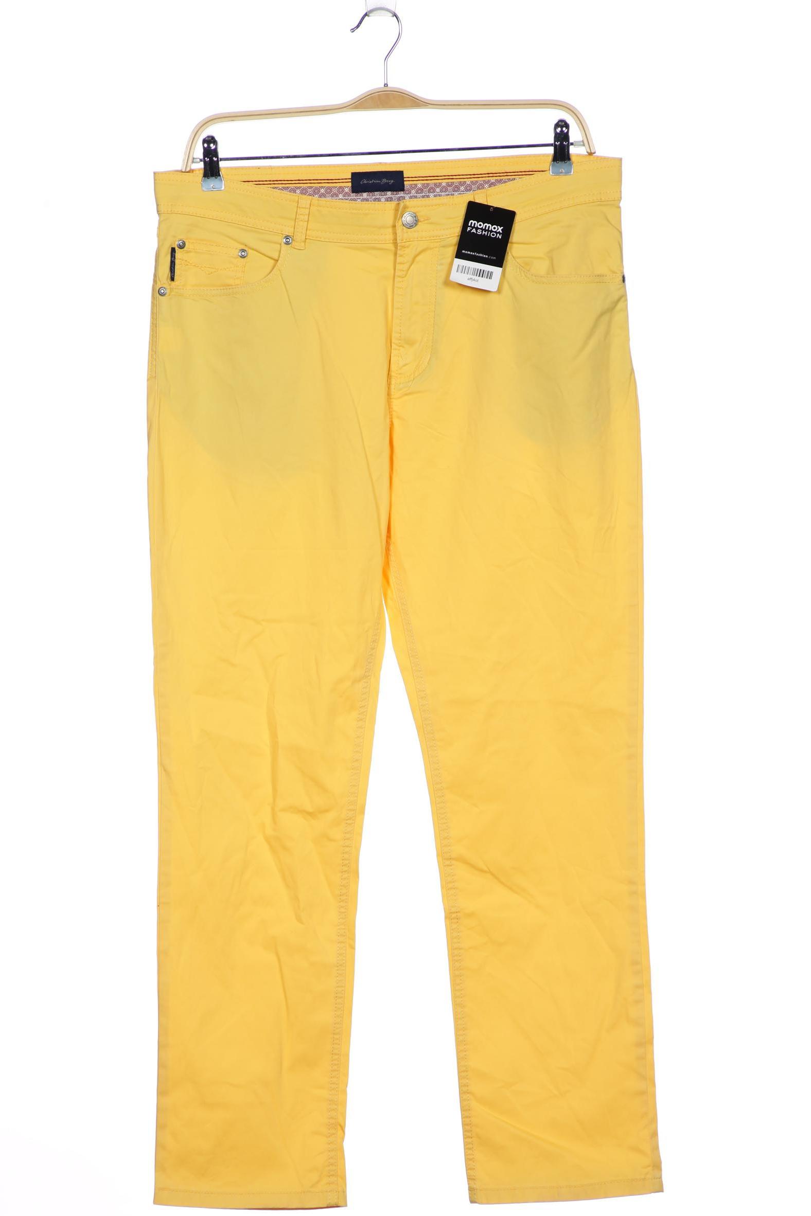 

Christian Berg Herren Stoffhose, gelb