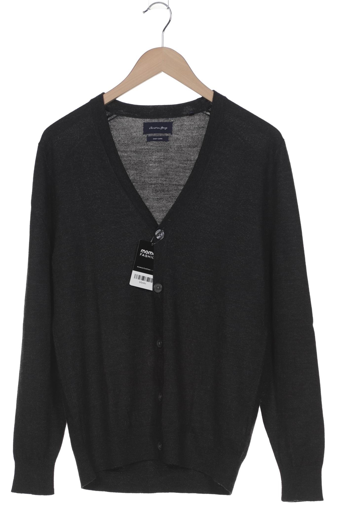 

Christian Berg Herren Strickjacke, grau, Gr. 48
