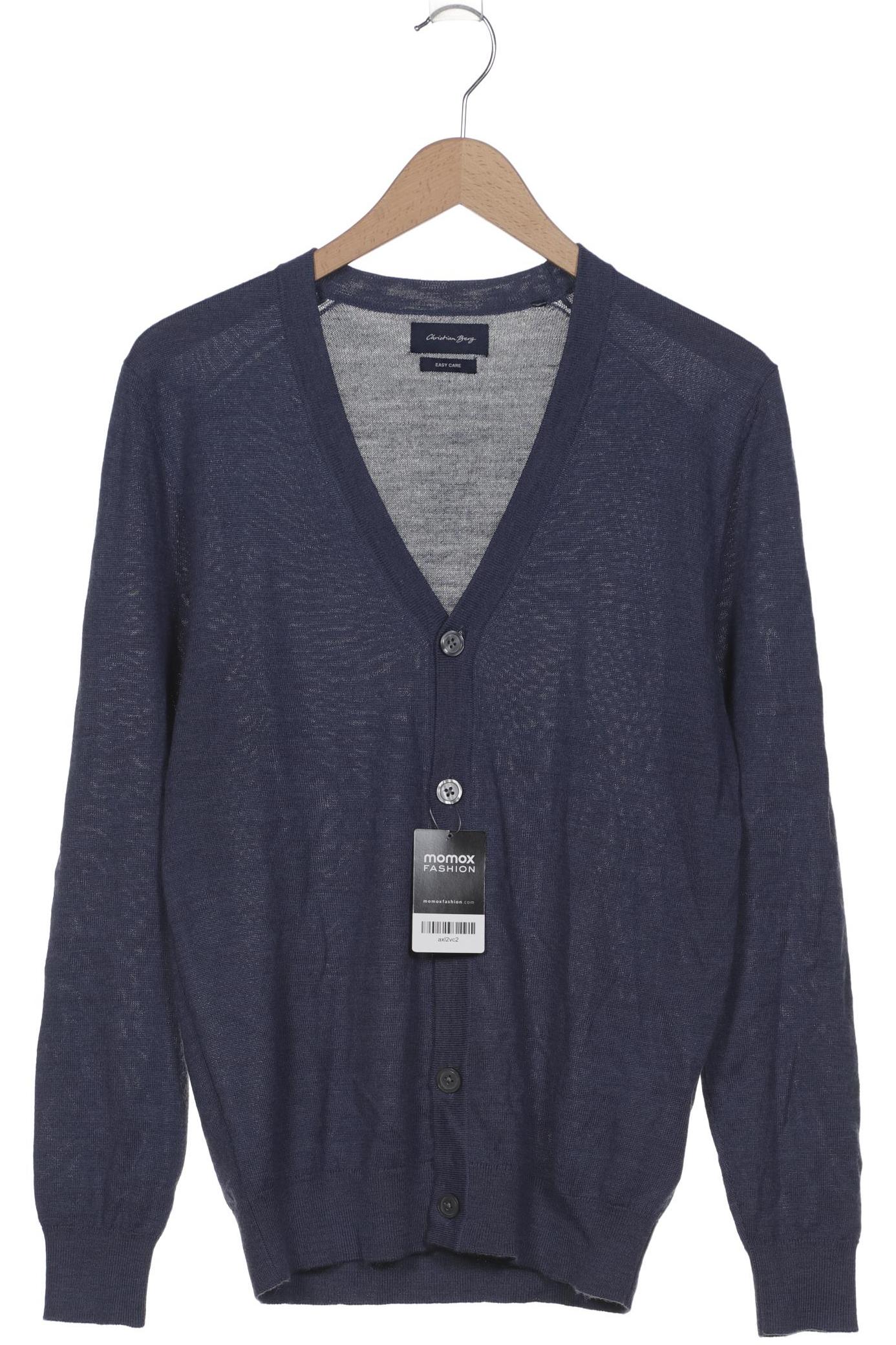 

Christian Berg Herren Strickjacke, marineblau, Gr. 46