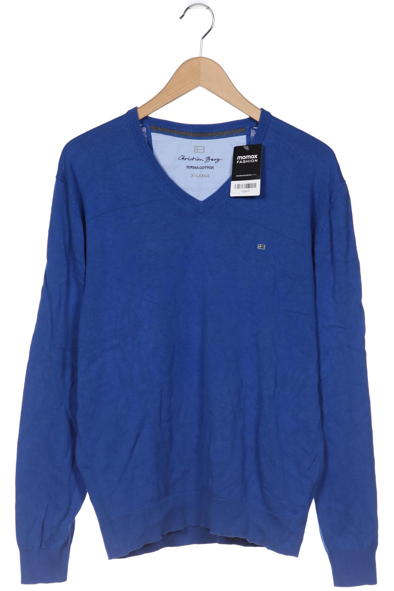 

Christian Berg Herren Pullover, blau
