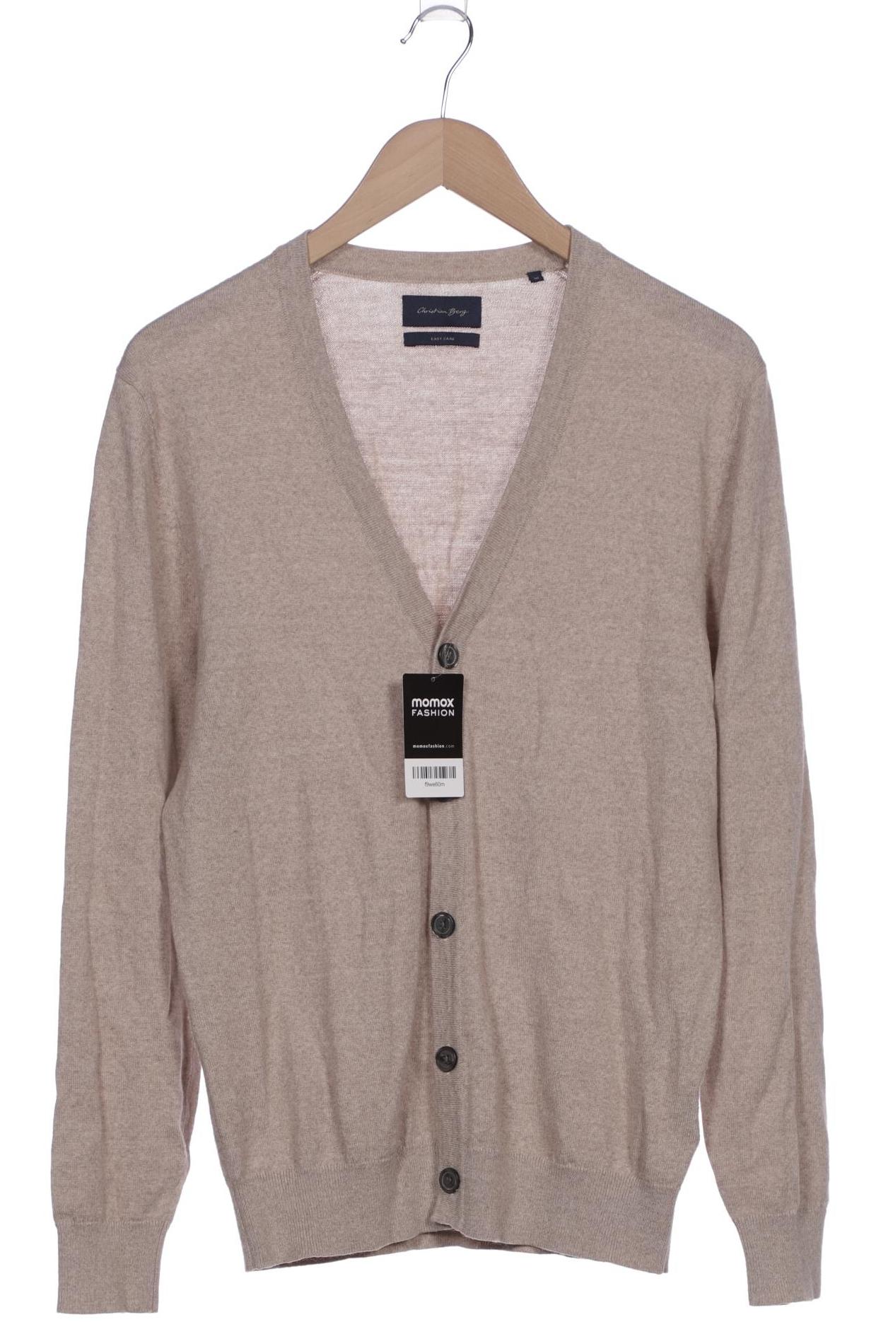 

Christian Berg Herren Strickjacke, beige, Gr. 48