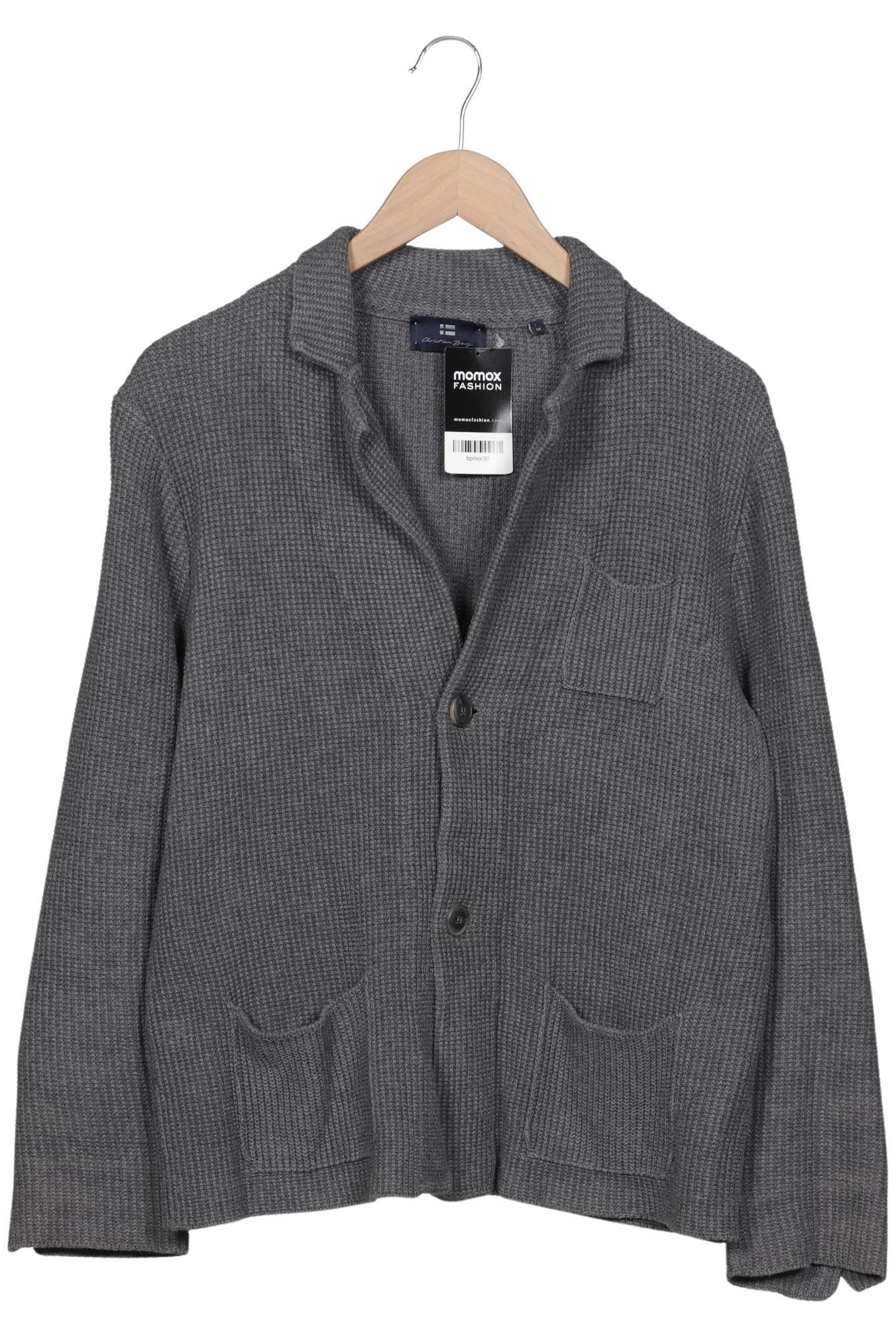 Thumbnail - Christian Berg Herren Strickjacke, grau, Gr. 48