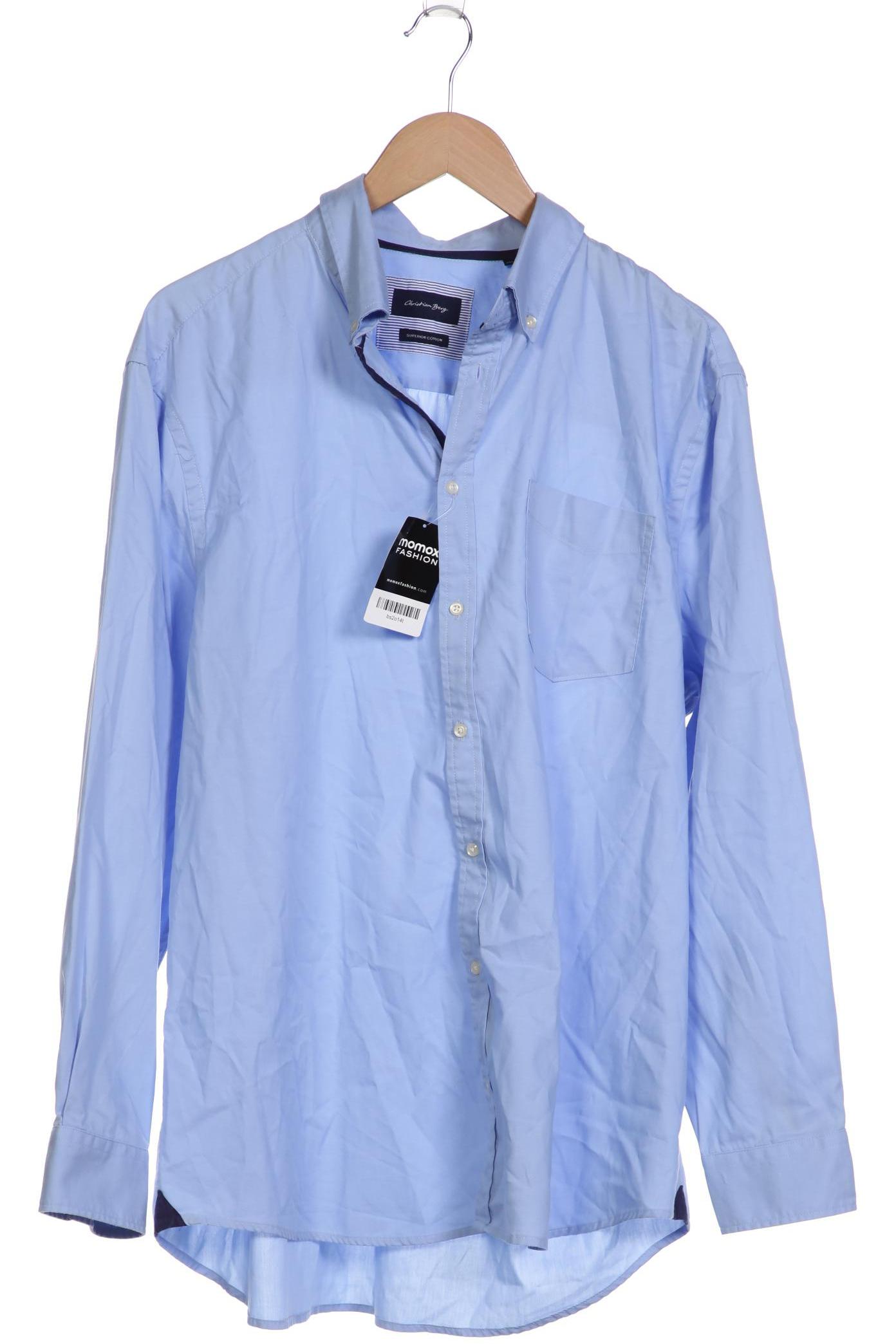 

Christian Berg Herren Hemd, blau, Gr. 56