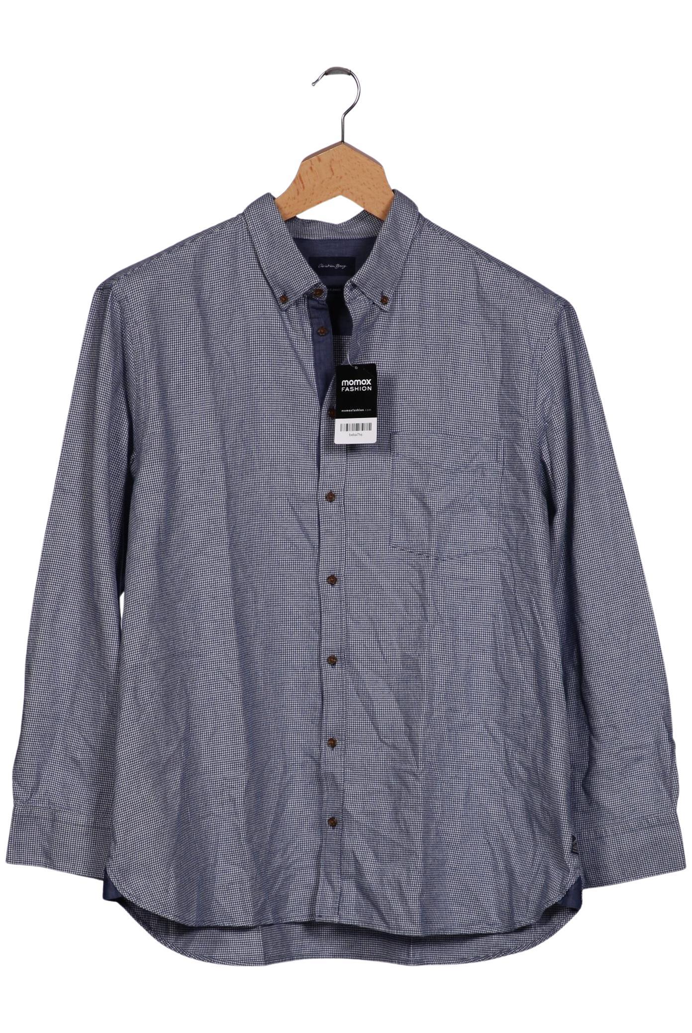 

Christian Berg Herren Hemd, blau, Gr. 58