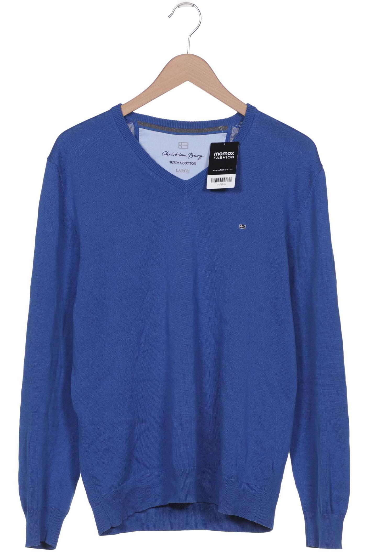 

Christian Berg Herren Pullover, marineblau