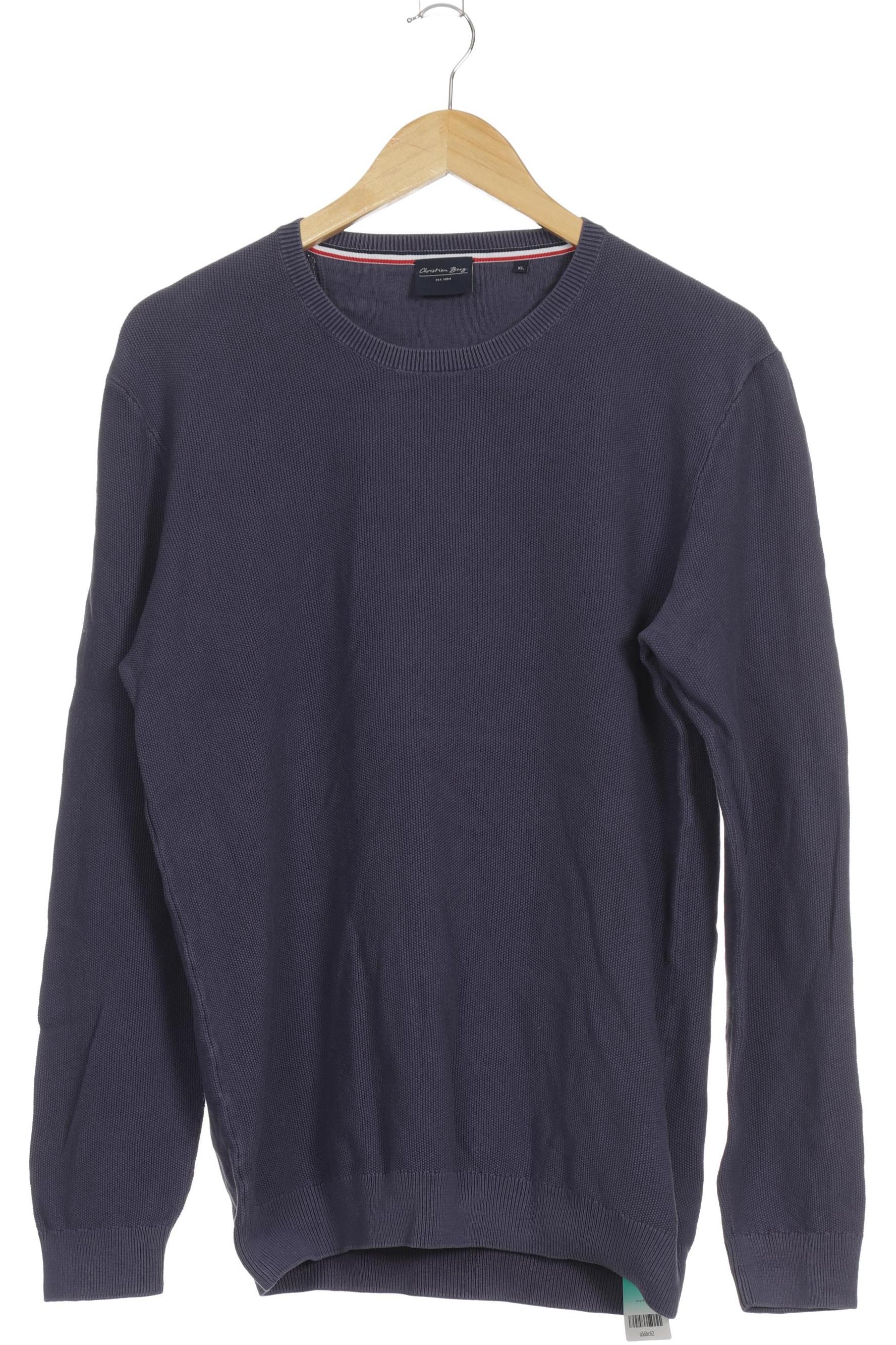 

Christian Berg Herren Pullover, blau, Gr.