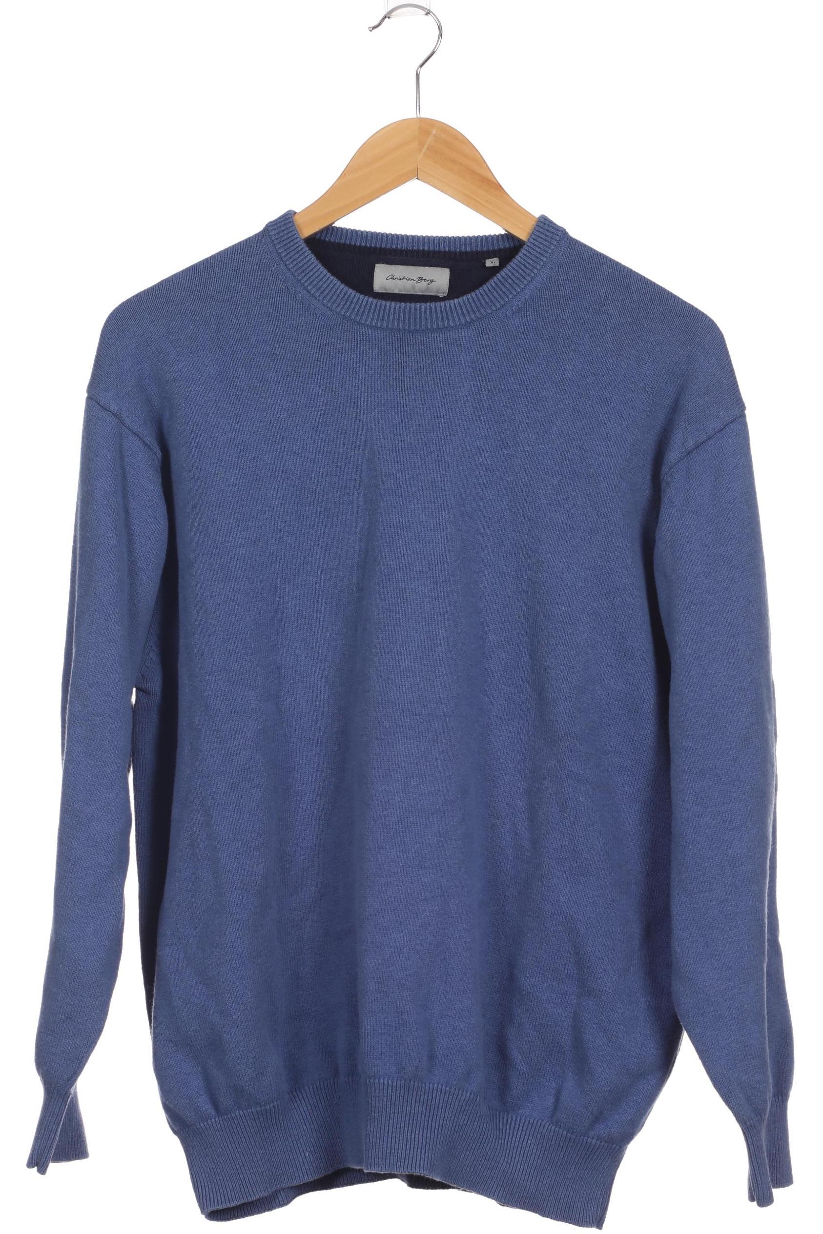 

Christian Berg Herren Pullover, blau, Gr.