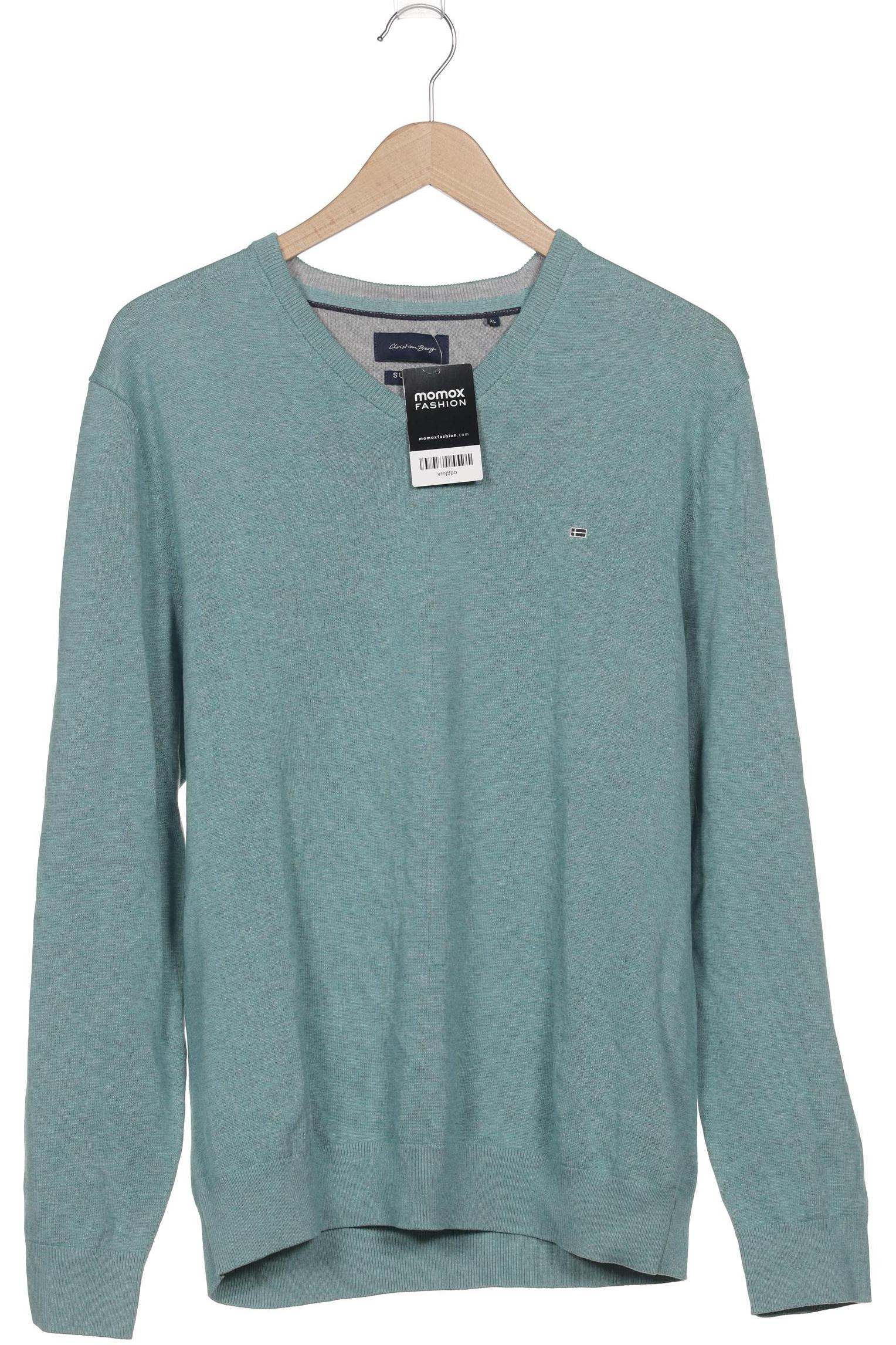 

Christian Berg Herren Pullover, türkis, Gr. 54