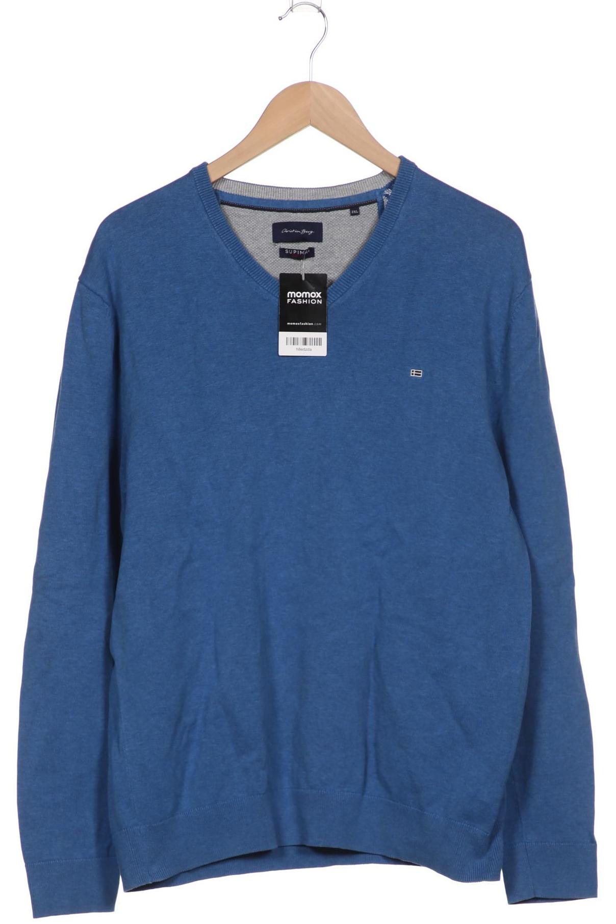 

Christian Berg Herren Pullover, blau, Gr. 56