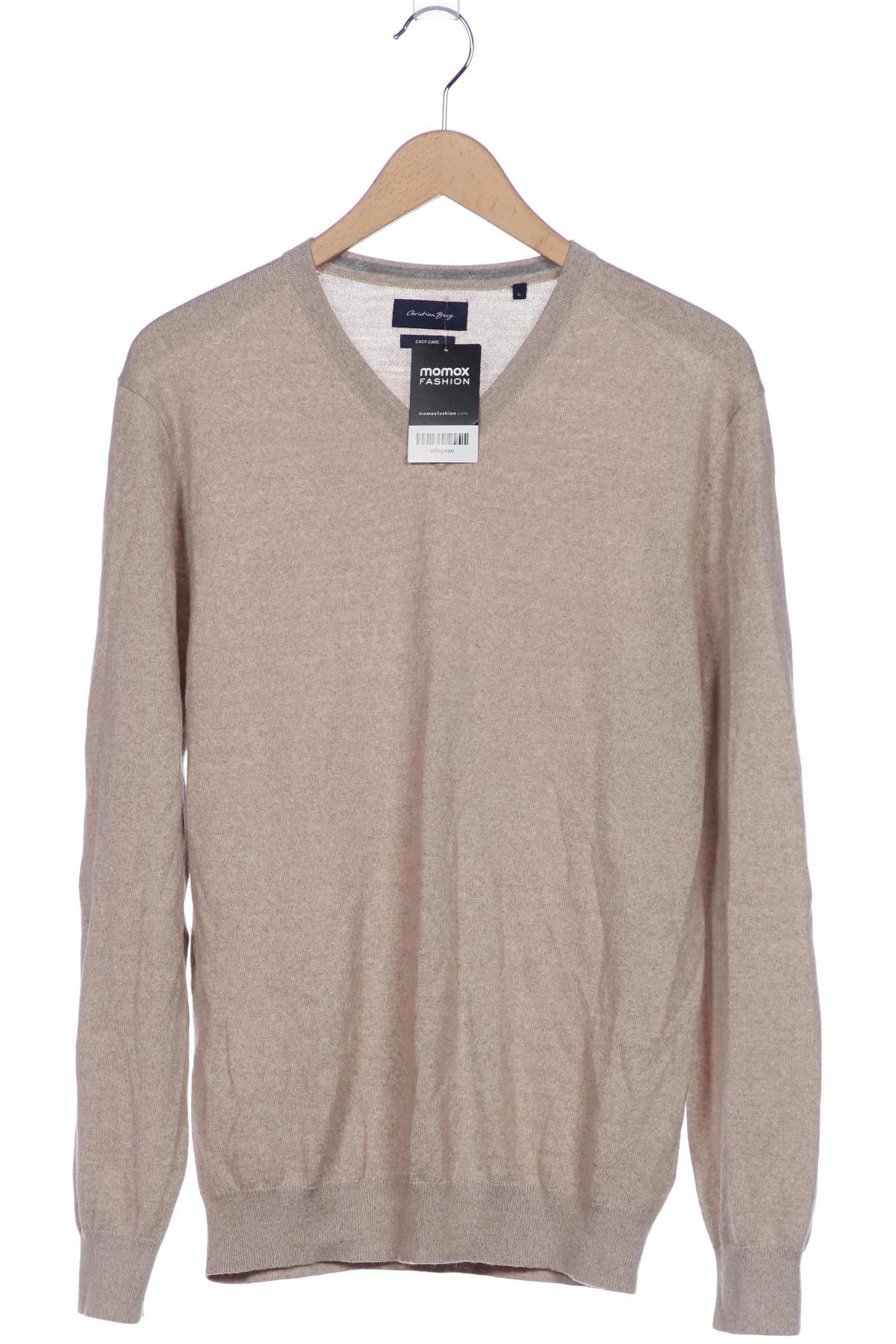 

Christian Berg Herren Pullover, beige, Gr. 52