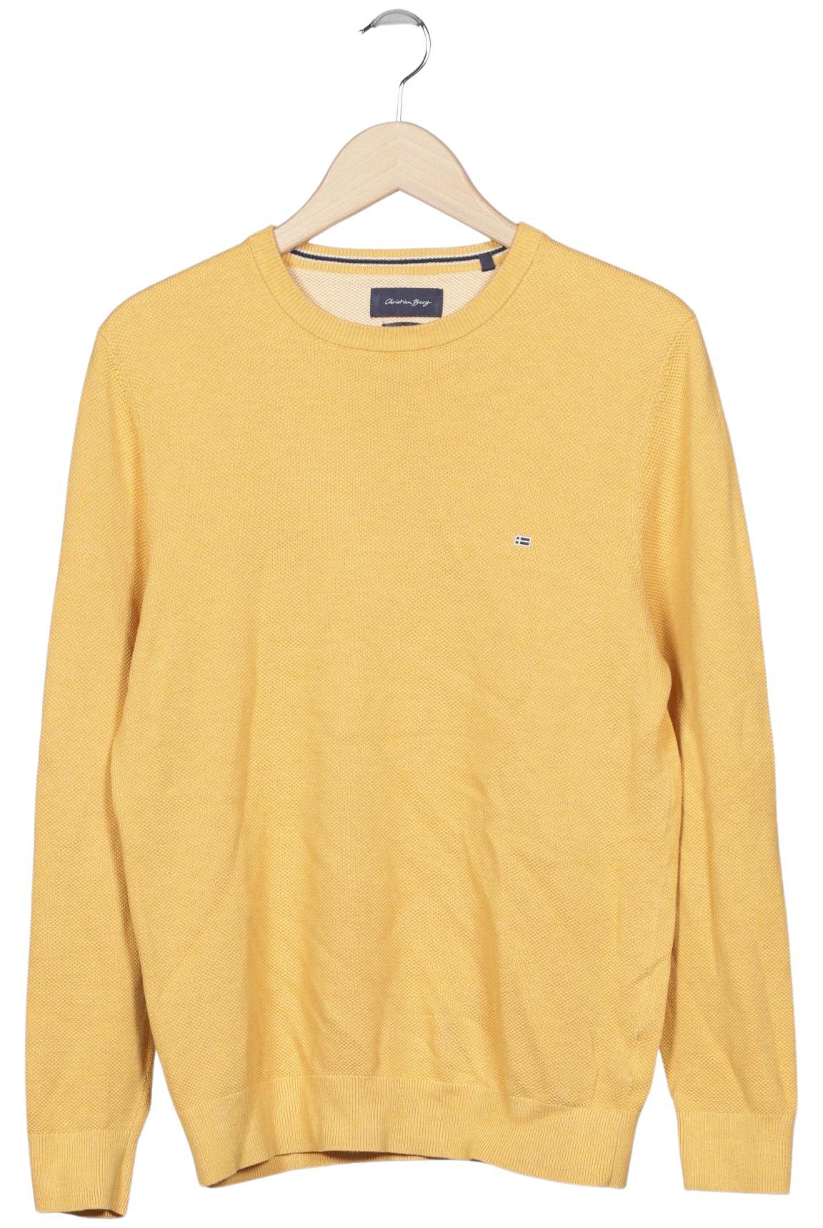 

Christian Berg Herren Pullover, gelb, Gr. 48