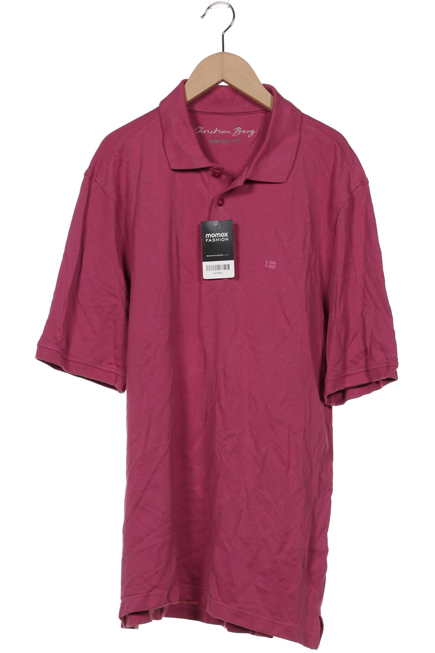 

Christian Berg Herren Poloshirt, pink, Gr. 52