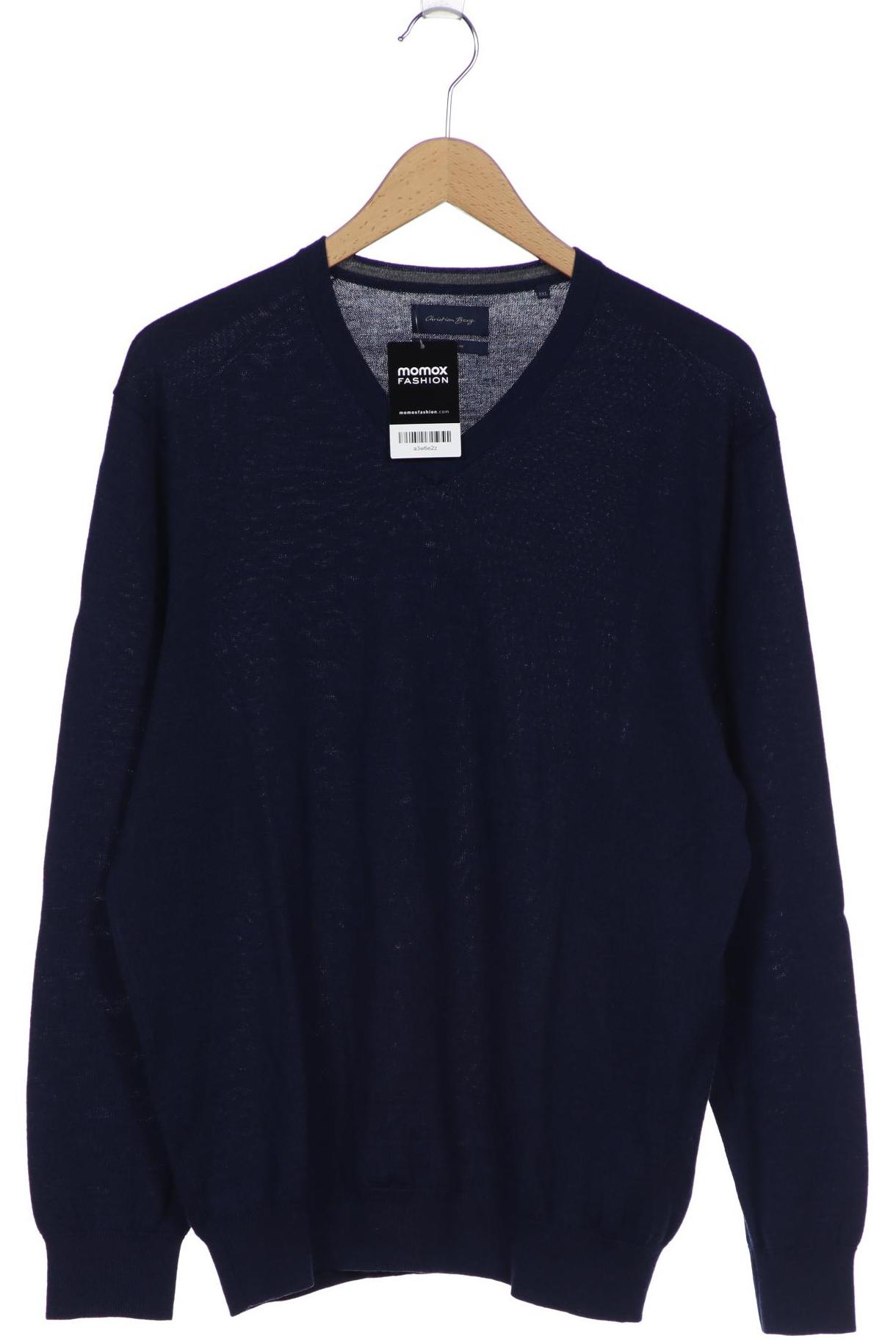 

Christian Berg Herren Pullover, marineblau