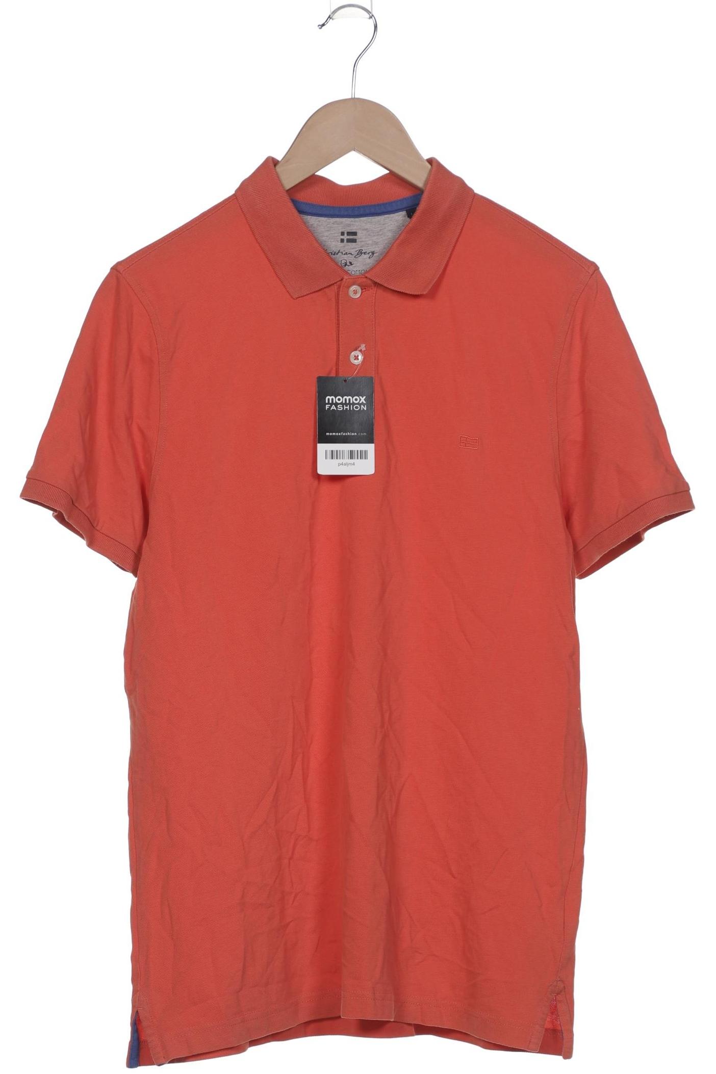 

Christian Berg Herren Poloshirt, orange, Gr. 52