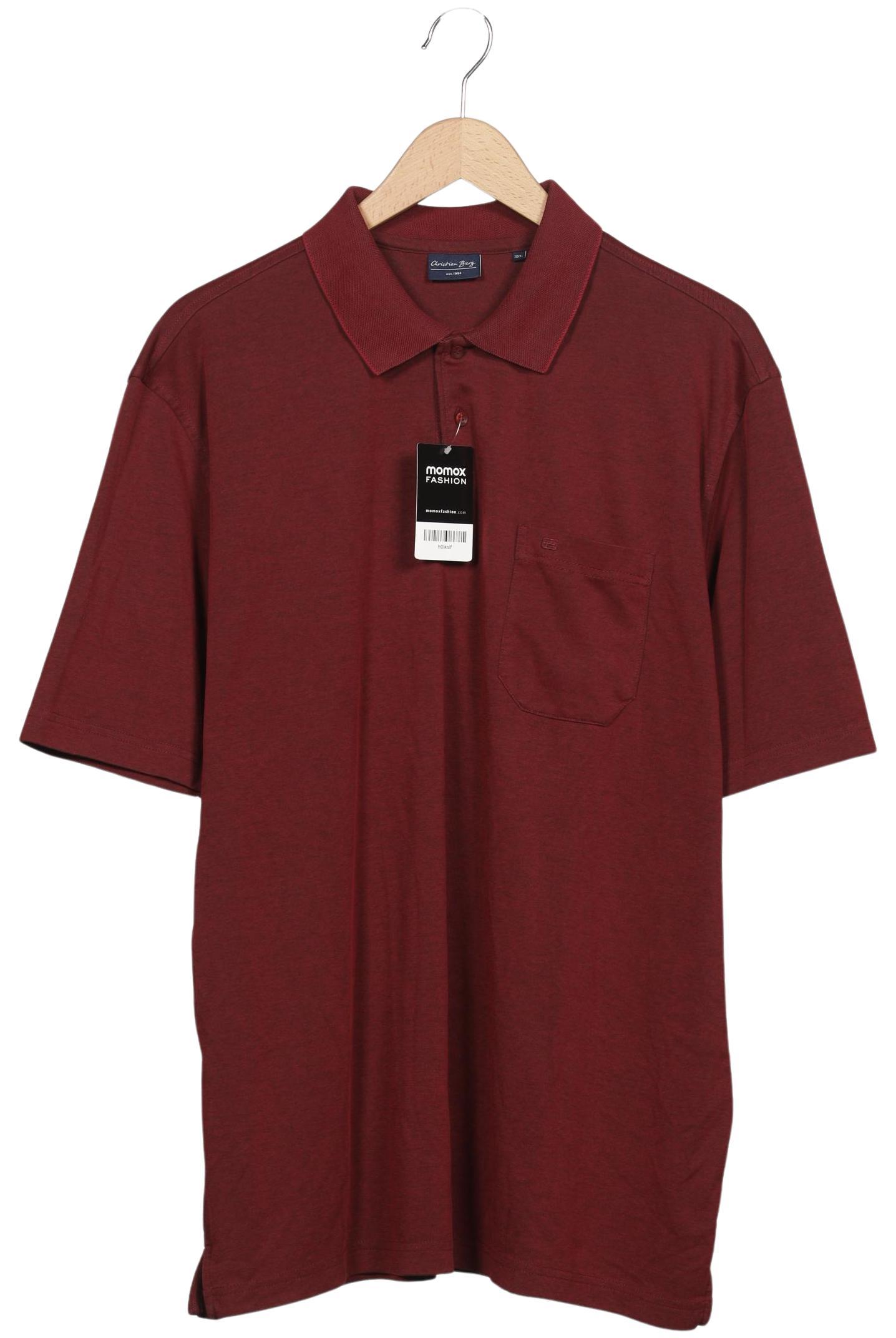 

Christian Berg Herren Poloshirt, rot, Gr. 58