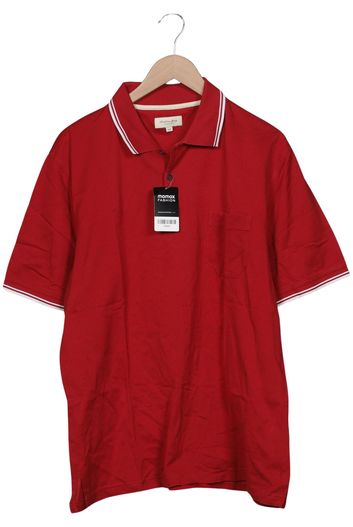 

Christian Berg Herren Poloshirt, rot, Gr. 56