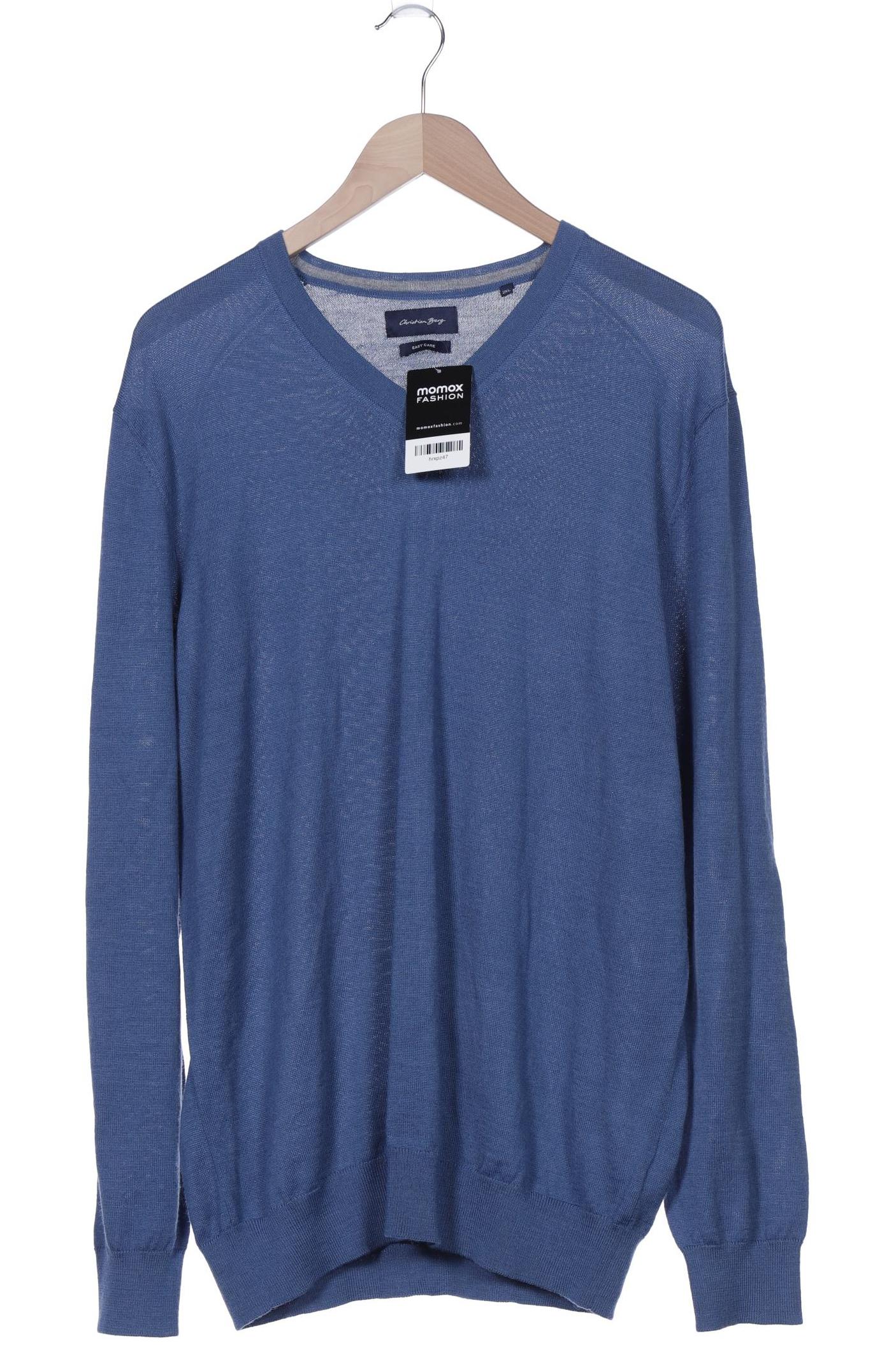 

Christian Berg Herren Pullover, blau, Gr. 56