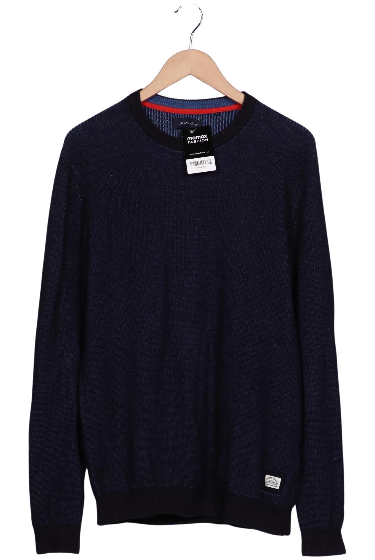 

Christian Berg Herren Pullover, marineblau, Gr. 48