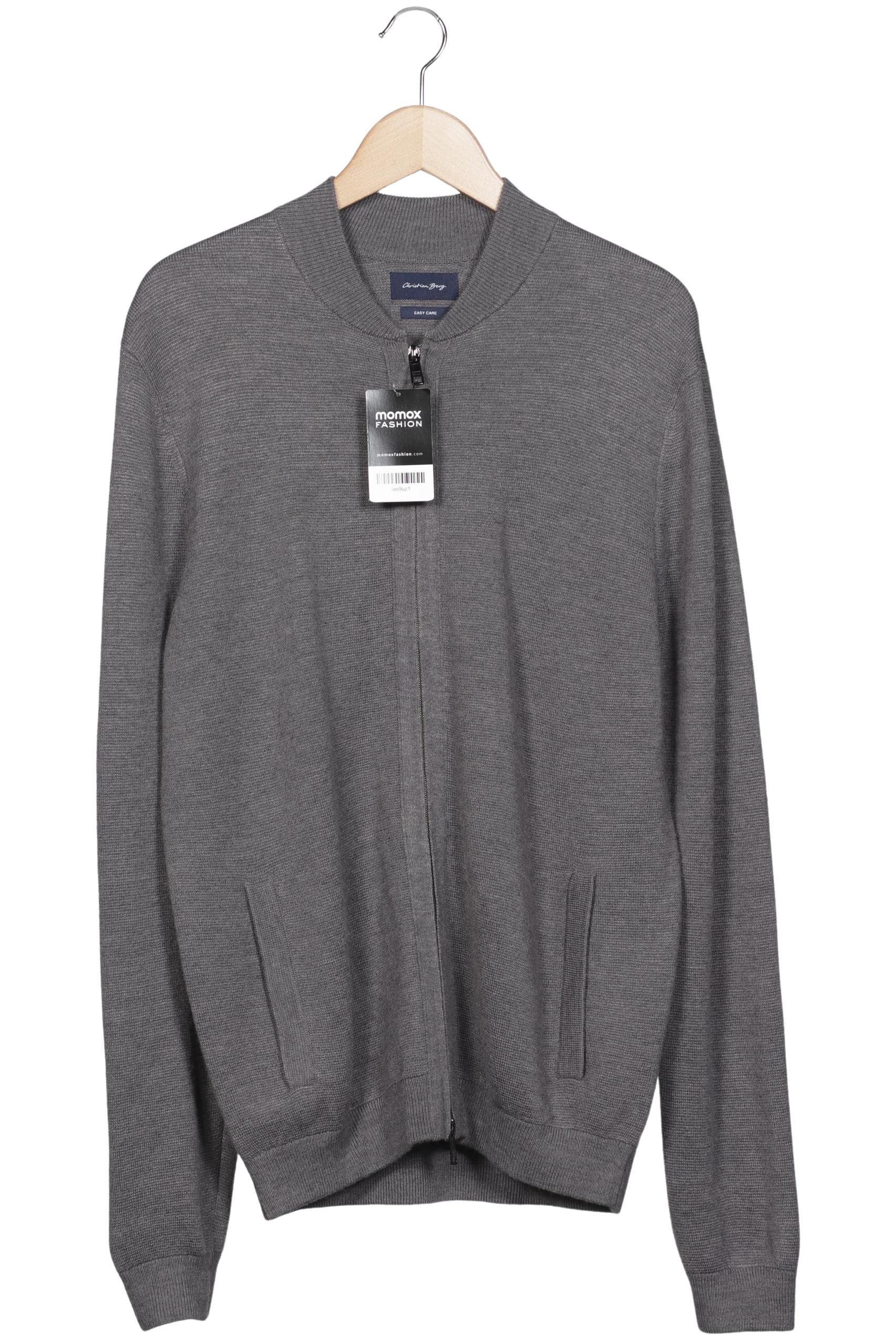 

Christian Berg Herren Strickjacke, grau, Gr. 52