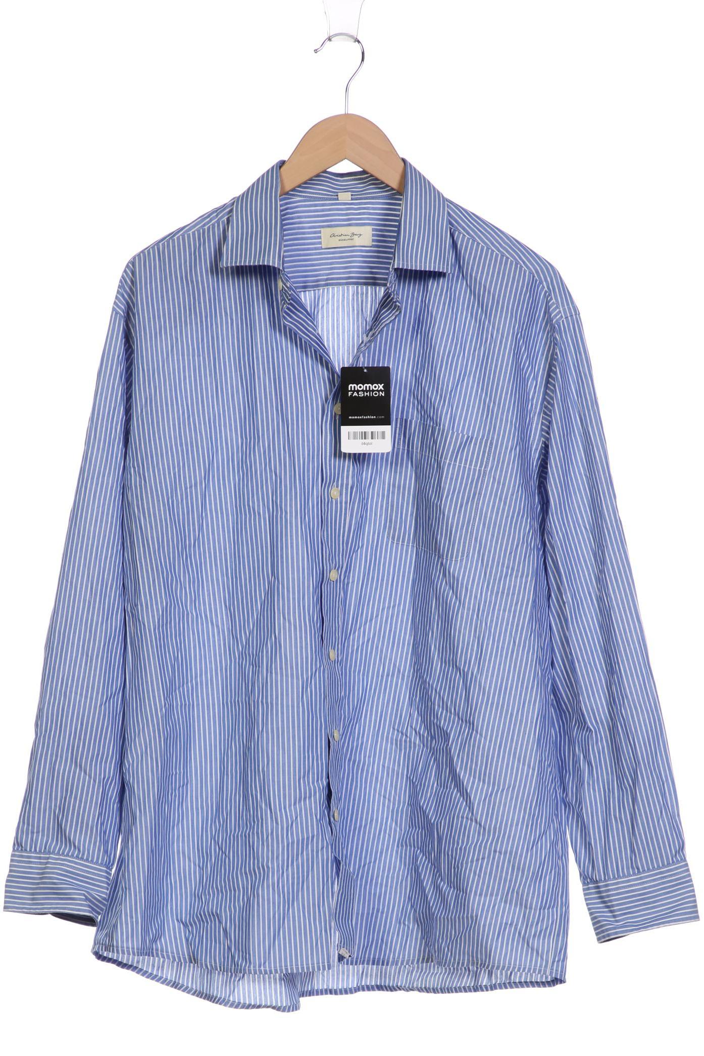 

Christian Berg Herren Hemd, blau, Gr. 56