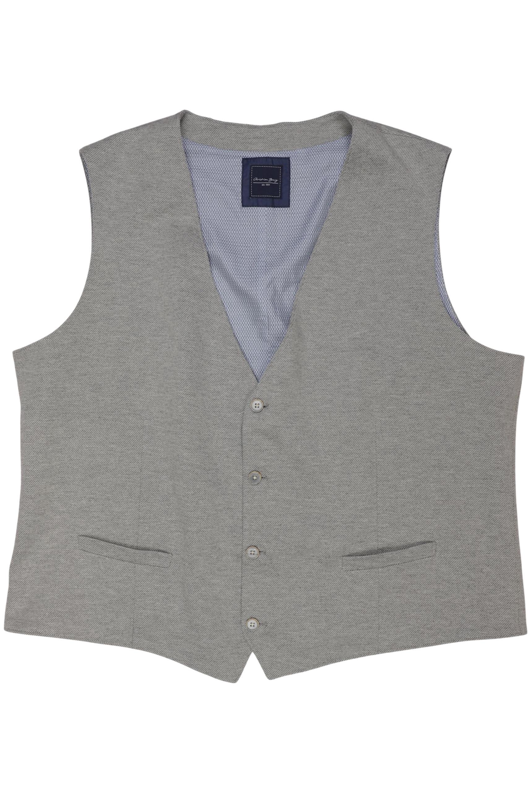 Thumbnail - Christian Berg Herren Weste, grau, Gr. 58