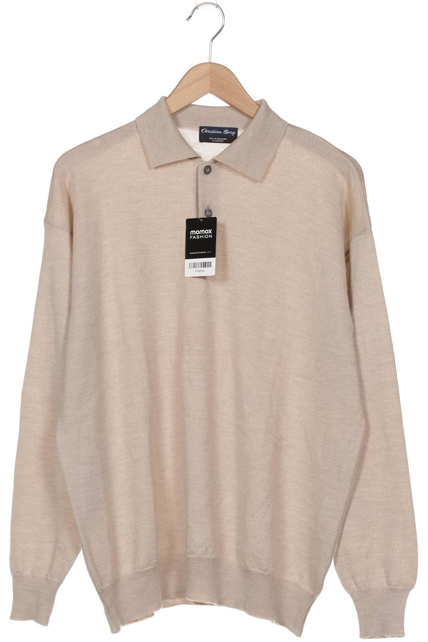 

Christian Berg Herren Pullover, beige, Gr. 52