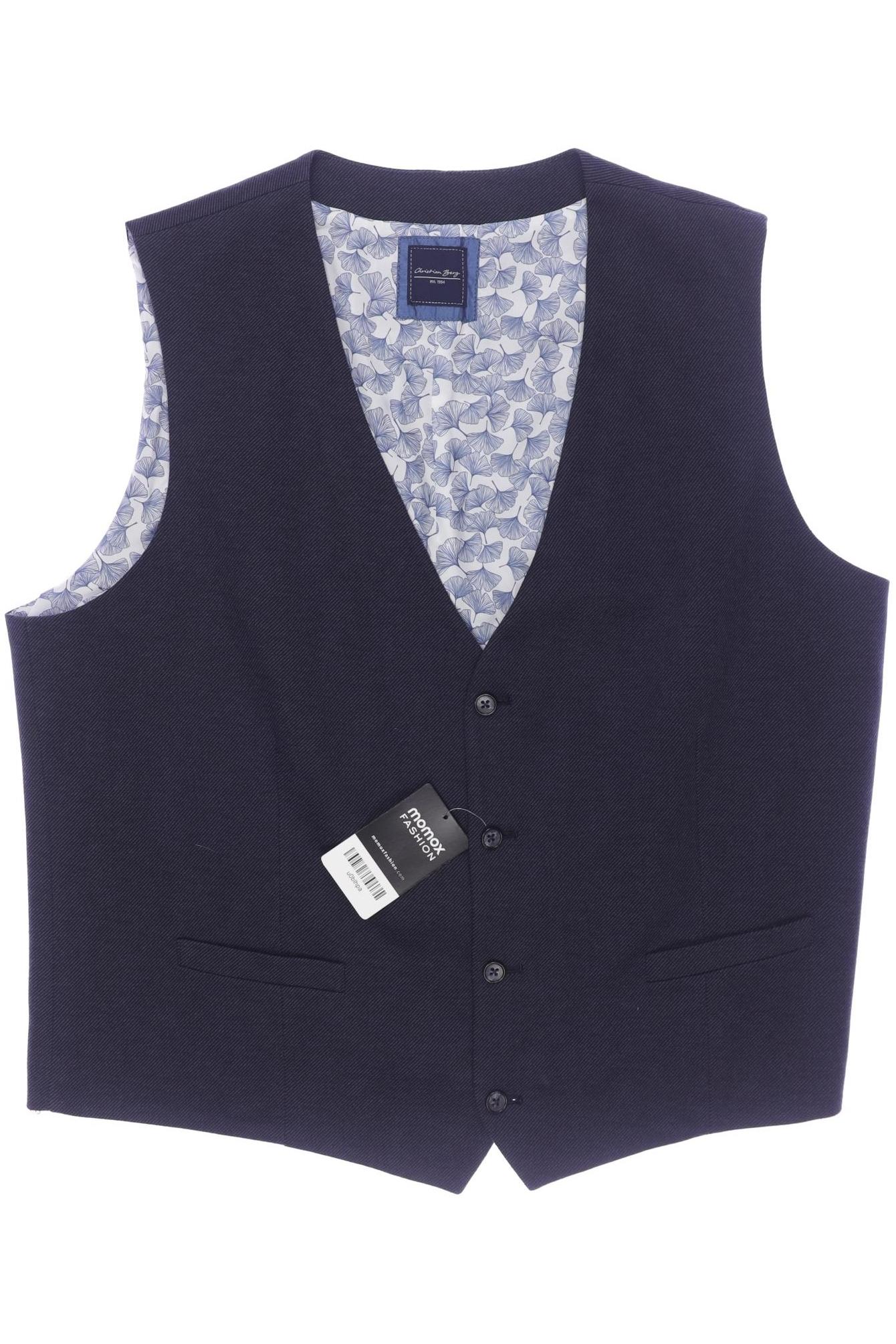 

Christian Berg Herren Weste, marineblau, Gr. 56