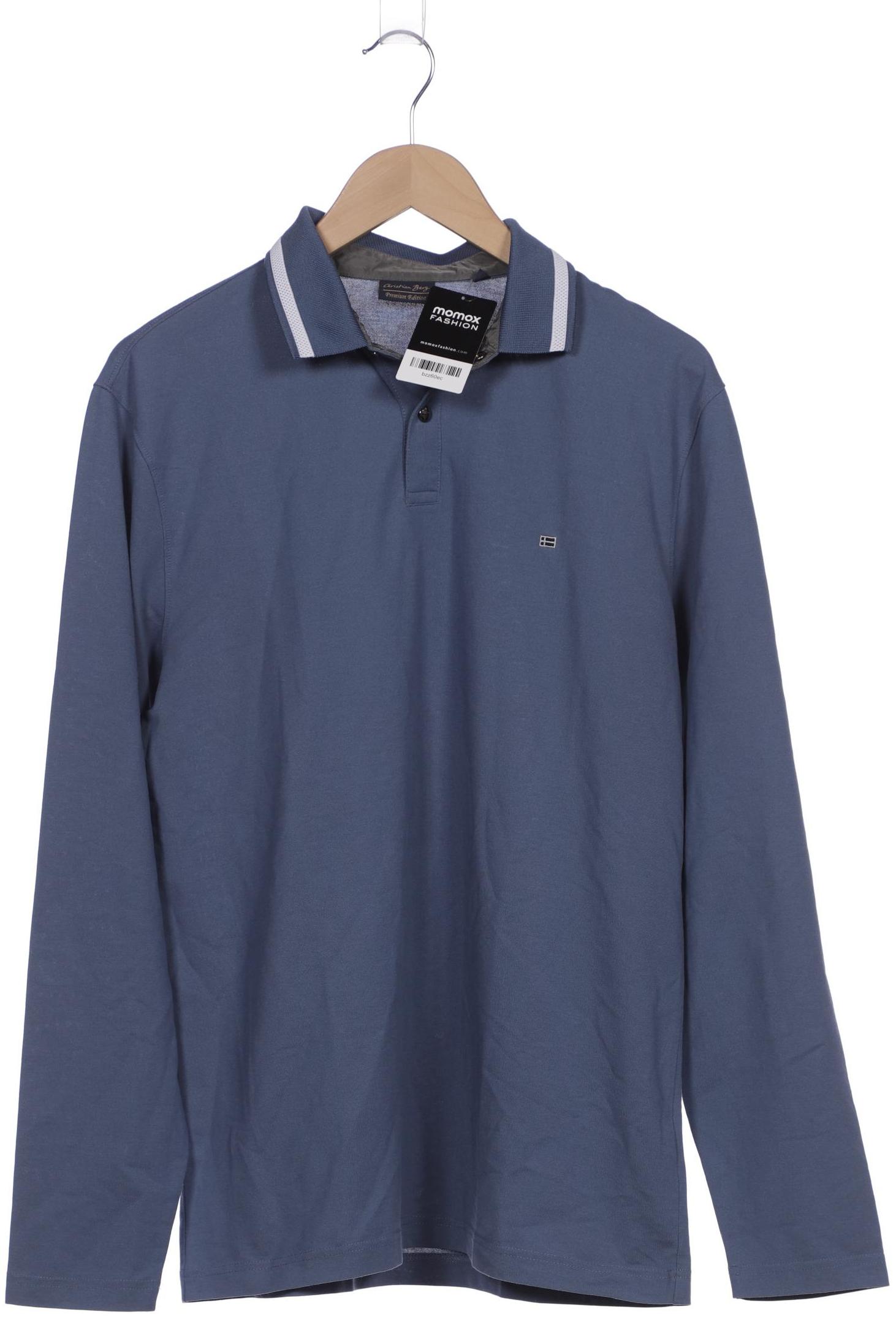 

Christian Berg Herren Poloshirt, blau, Gr. 52