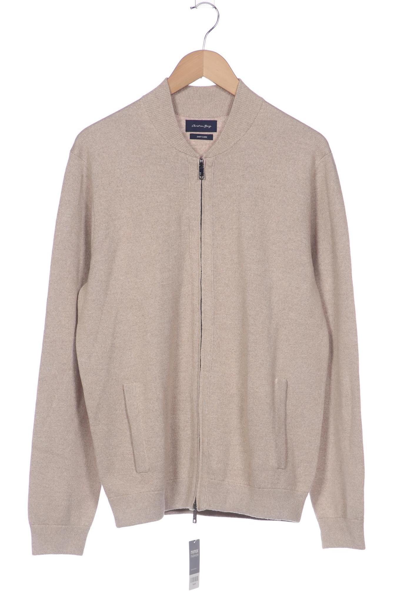 

Christian Berg Herren Strickjacke, beige, Gr. 52