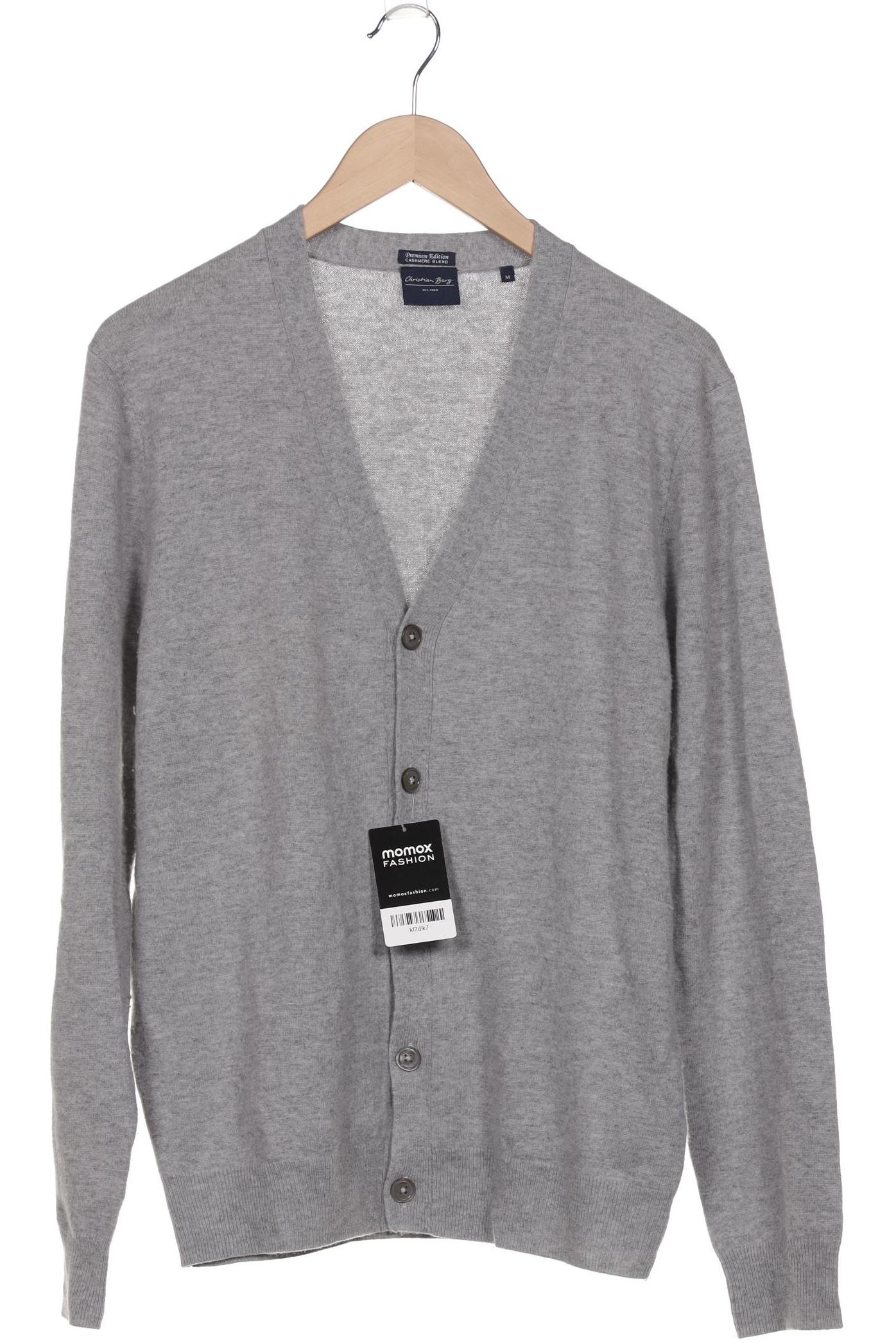 

Christian Berg Herren Strickjacke, grau, Gr. 48