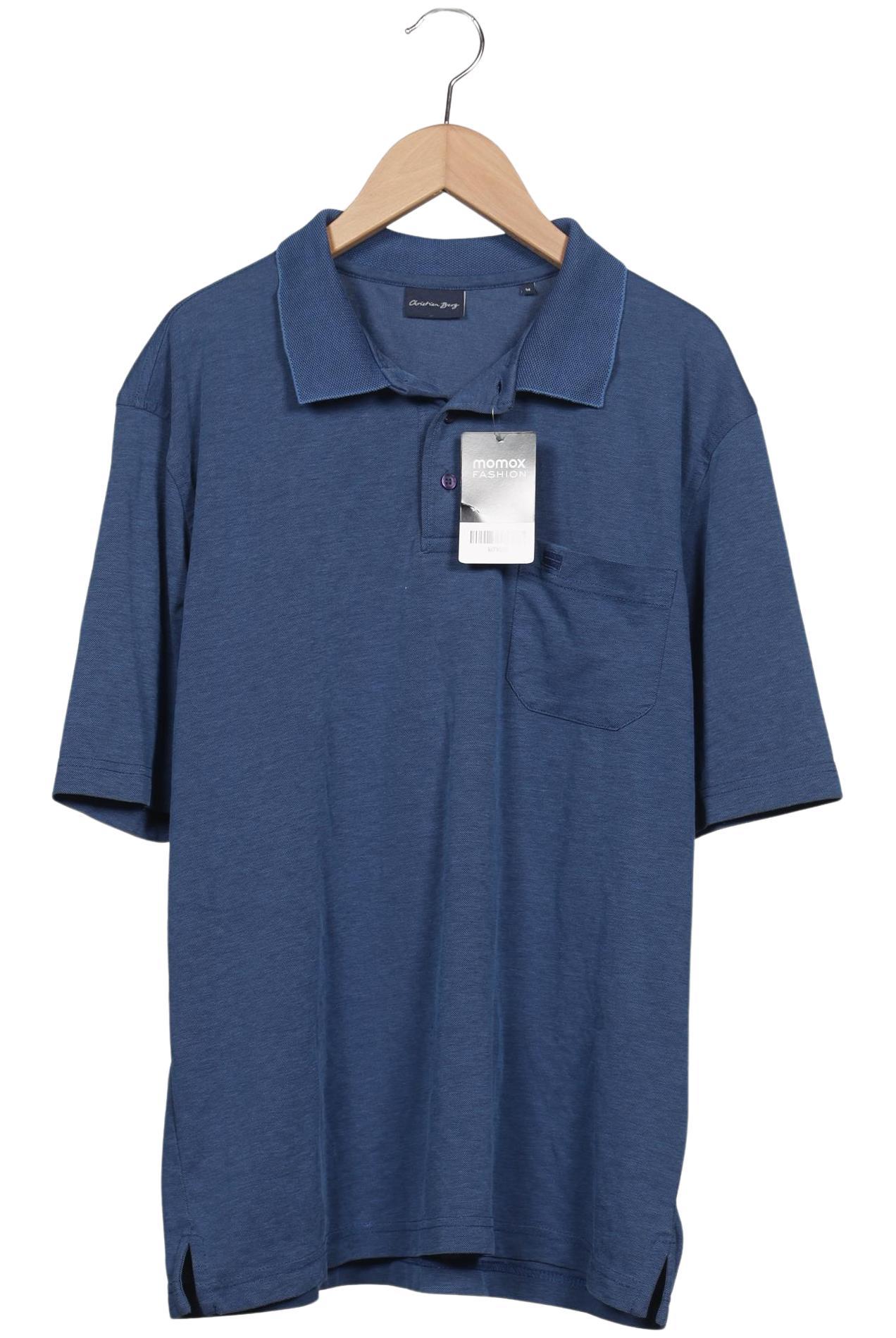 

Christian Berg Herren Poloshirt, blau, Gr. 48