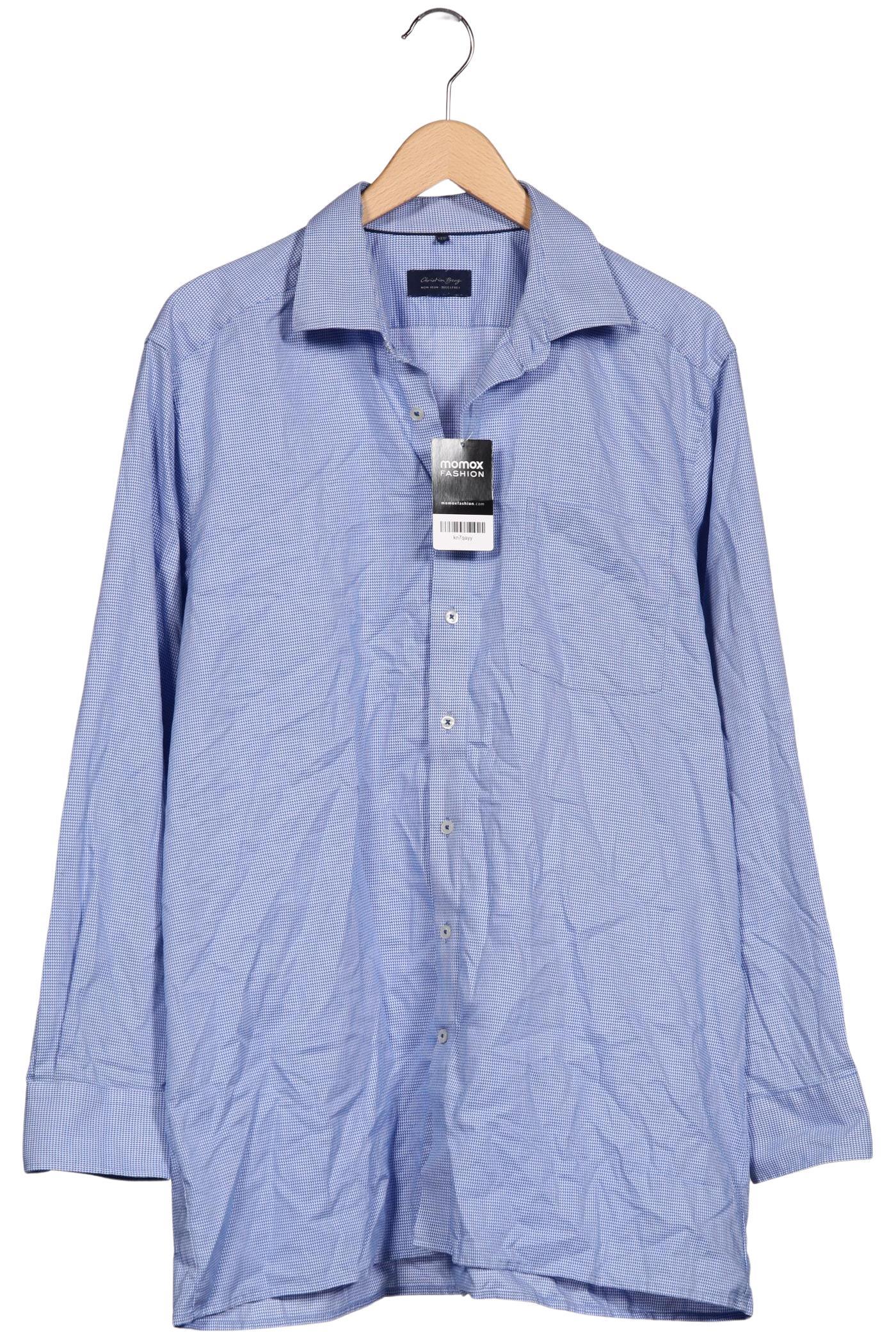 

Christian Berg Herren Hemd, blau, Gr. 56