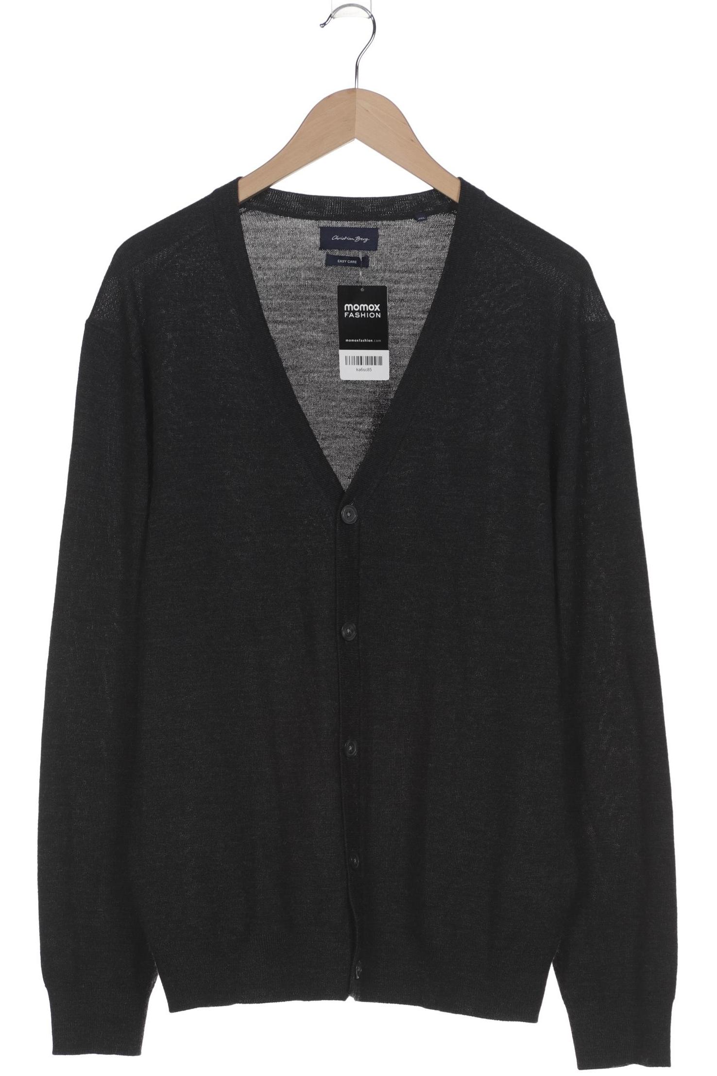 

Christian Berg Herren Strickjacke, schwarz, Gr. 56