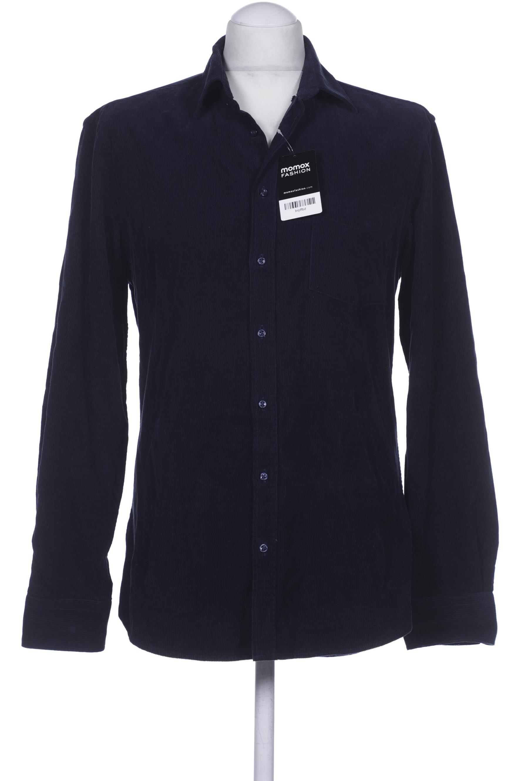 

Christian Berg Herren Hemd, marineblau, Gr. 48
