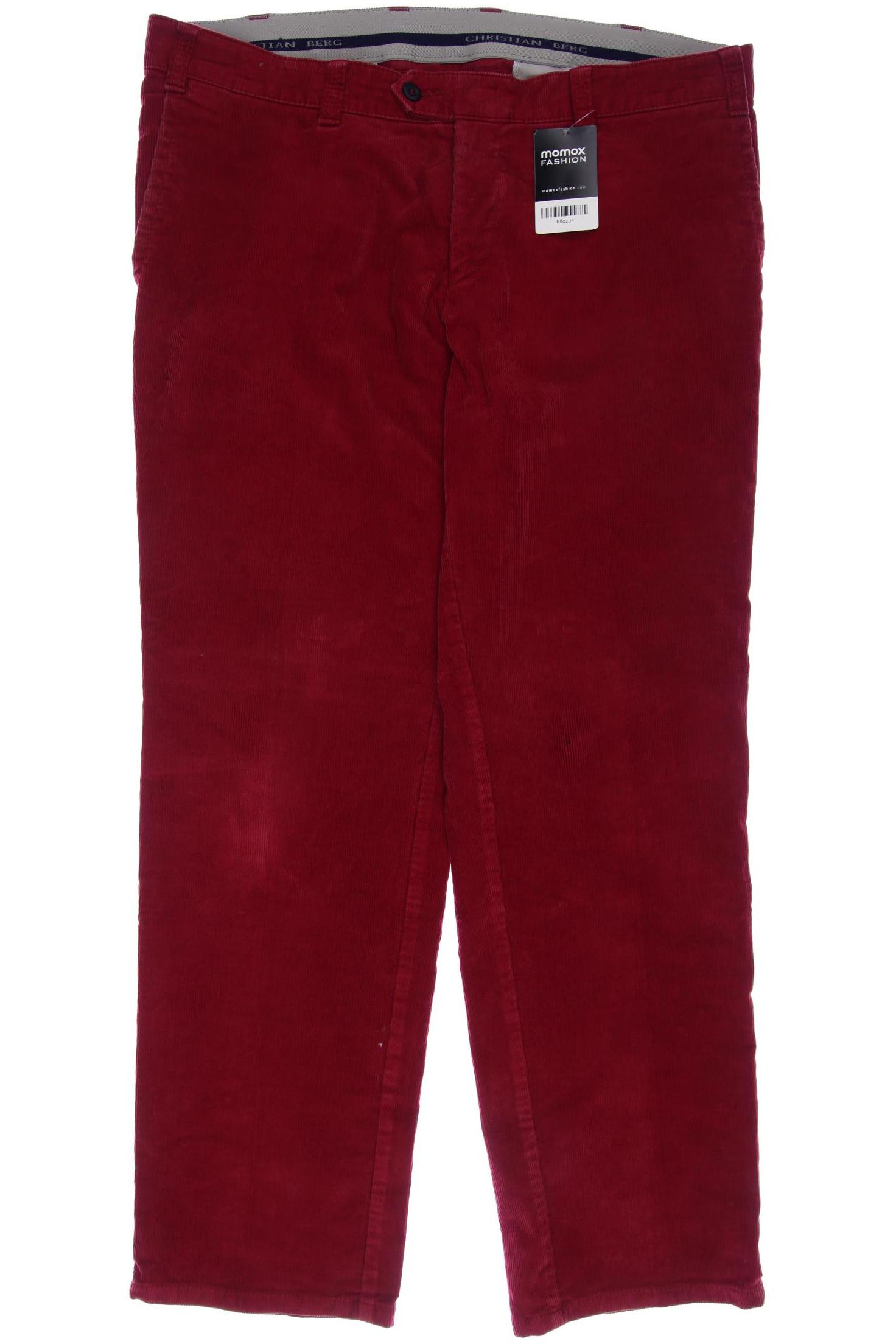 

Christian Berg Herren Stoffhose, rot