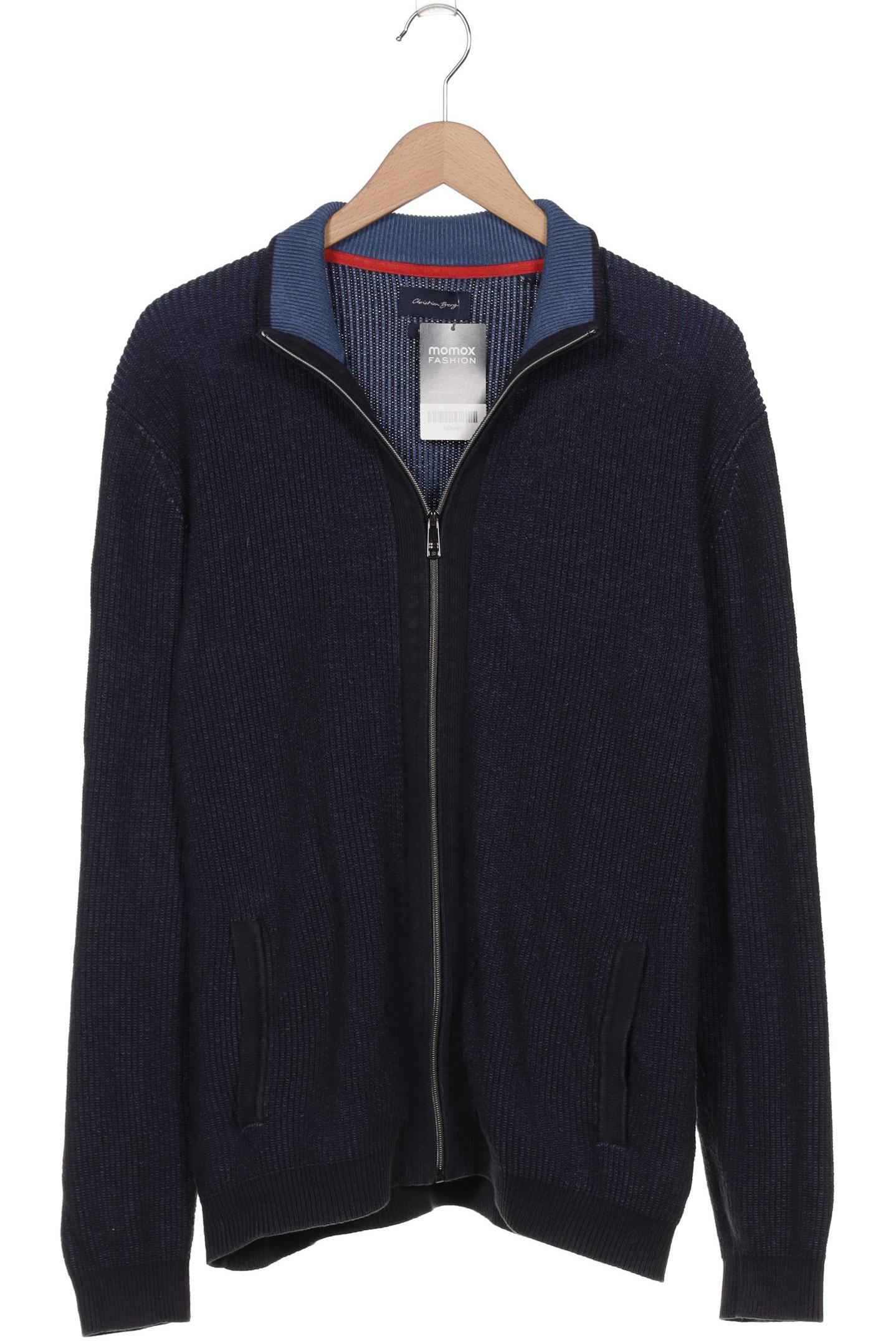 

Christian Berg Herren Strickjacke, marineblau, Gr. 52