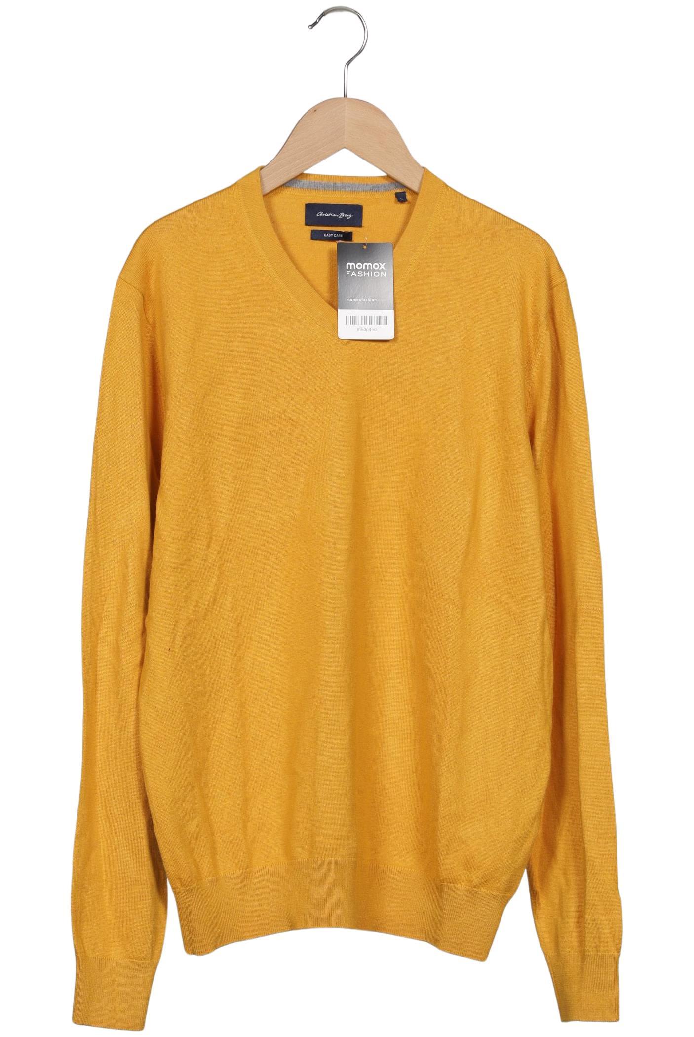

Christian Berg Herren Pullover, gelb, Gr. 52