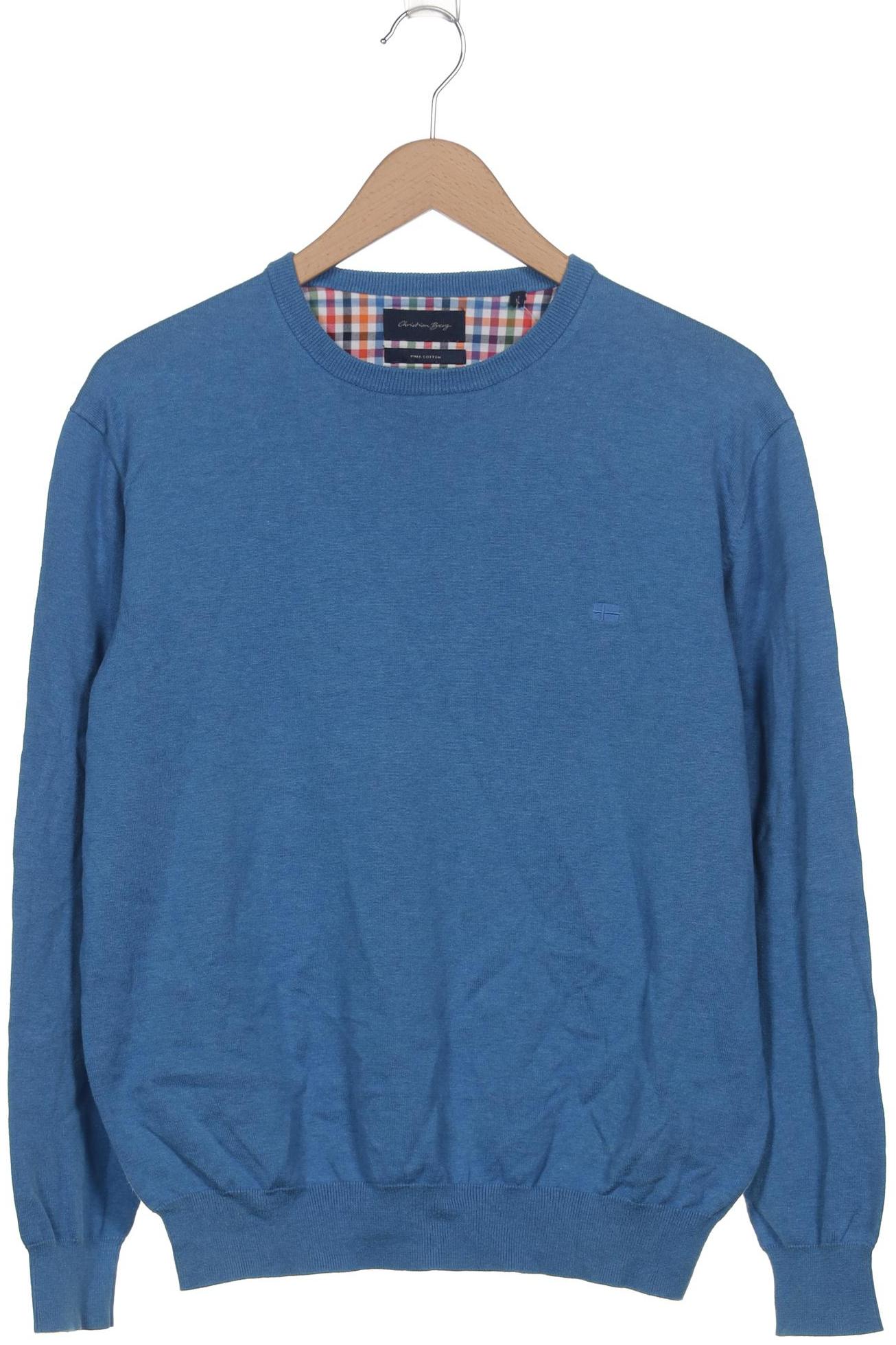 

Christian Berg Herren Pullover, blau, Gr. 52