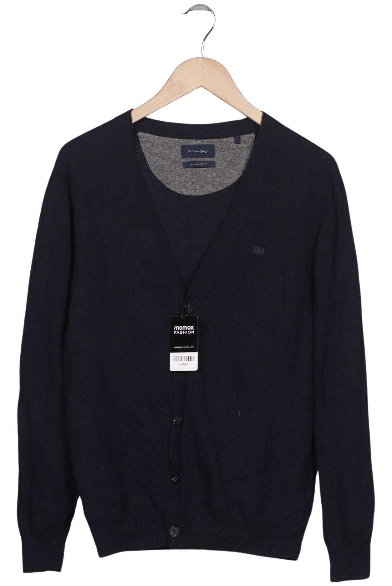 

Christian Berg Herren Strickjacke, marineblau, Gr. 52