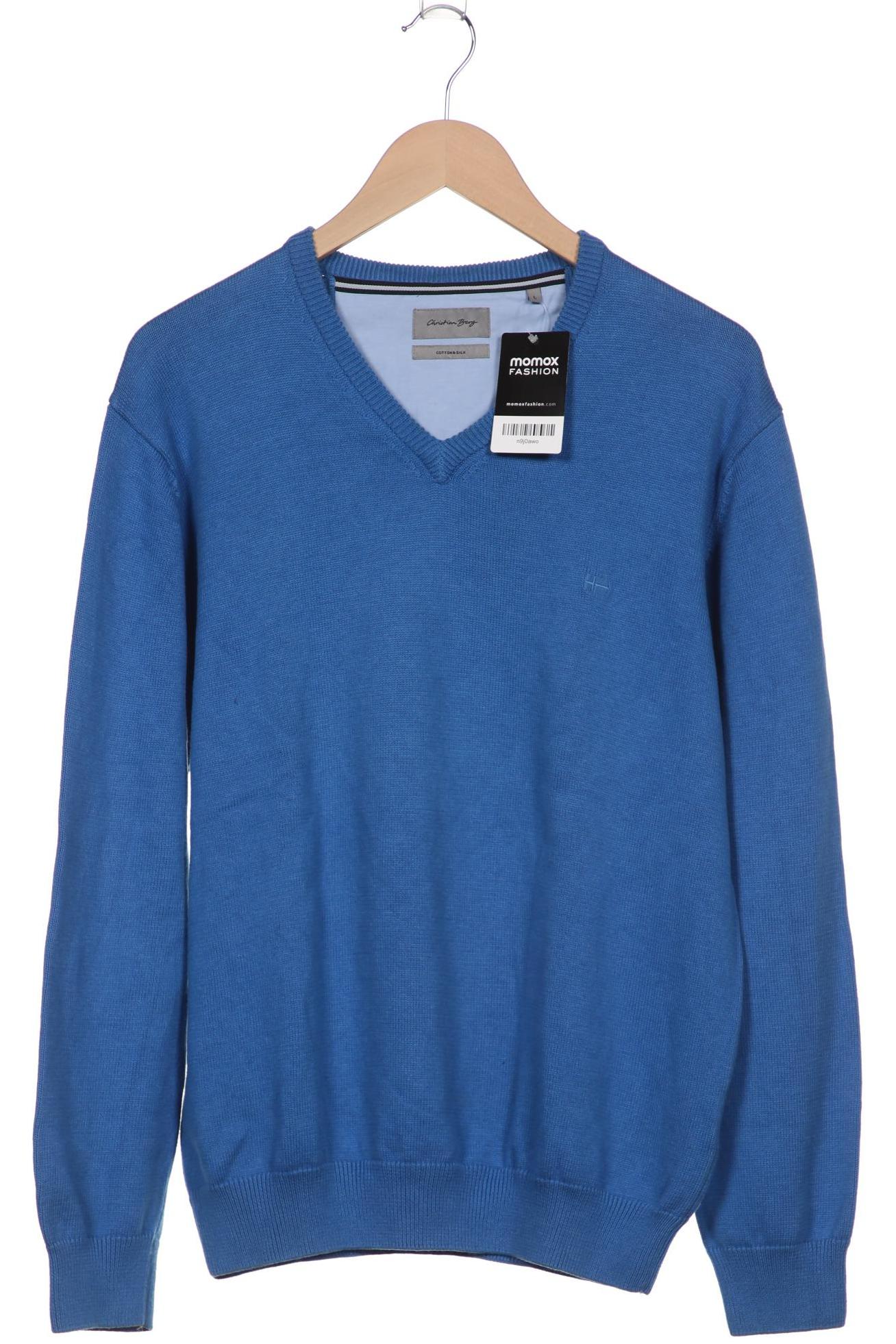 

Christian Berg Herren Pullover, blau