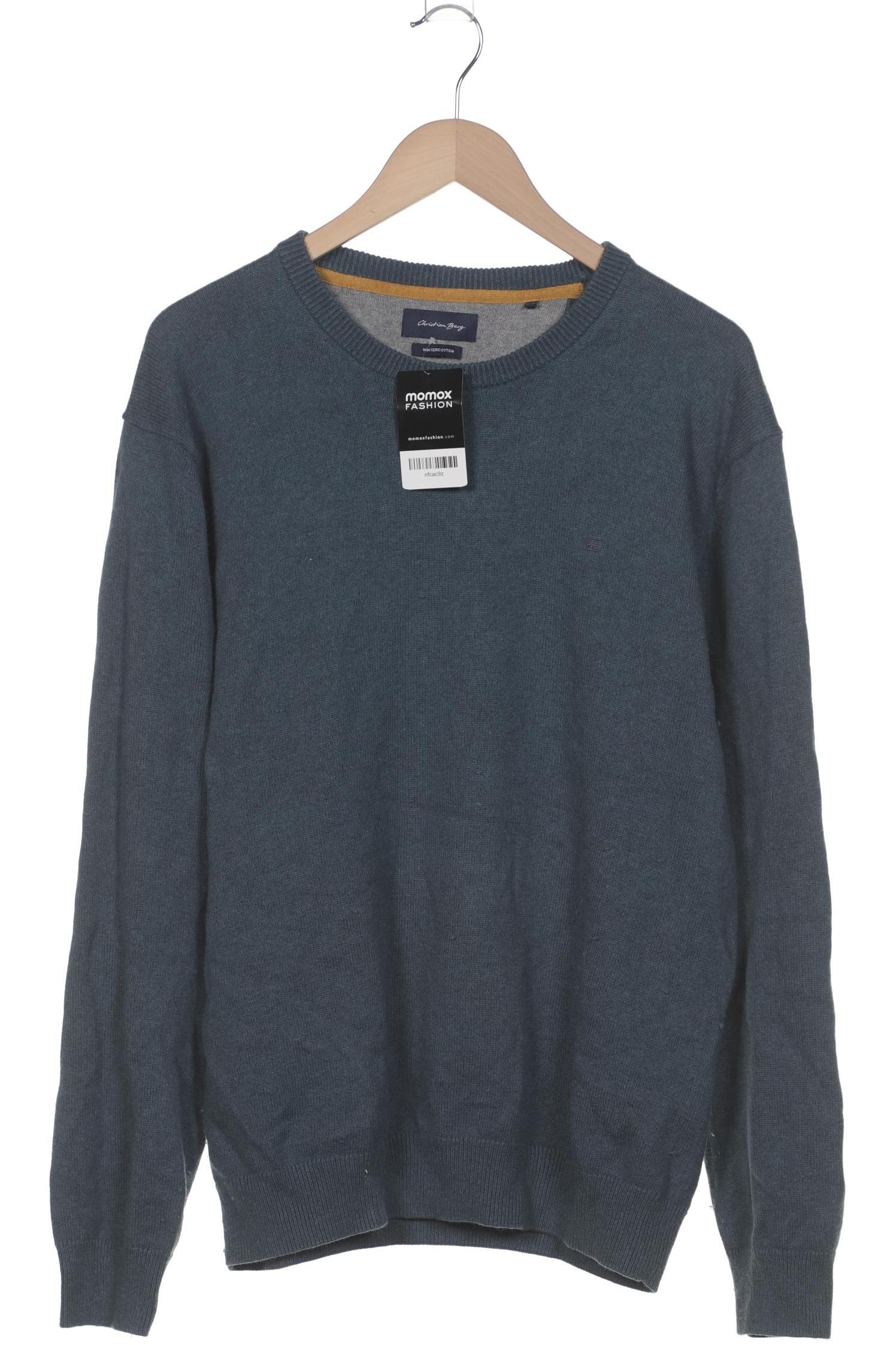 

Christian Berg Herren Pullover, türkis, Gr. 56