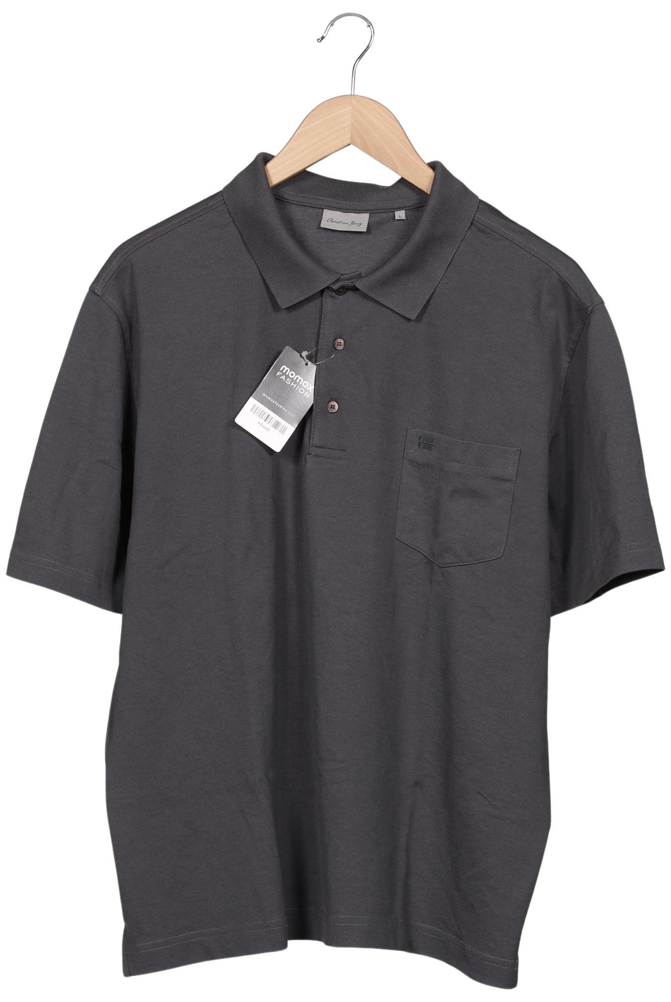 

Christian Berg Herren Poloshirt, grau, Gr. 52