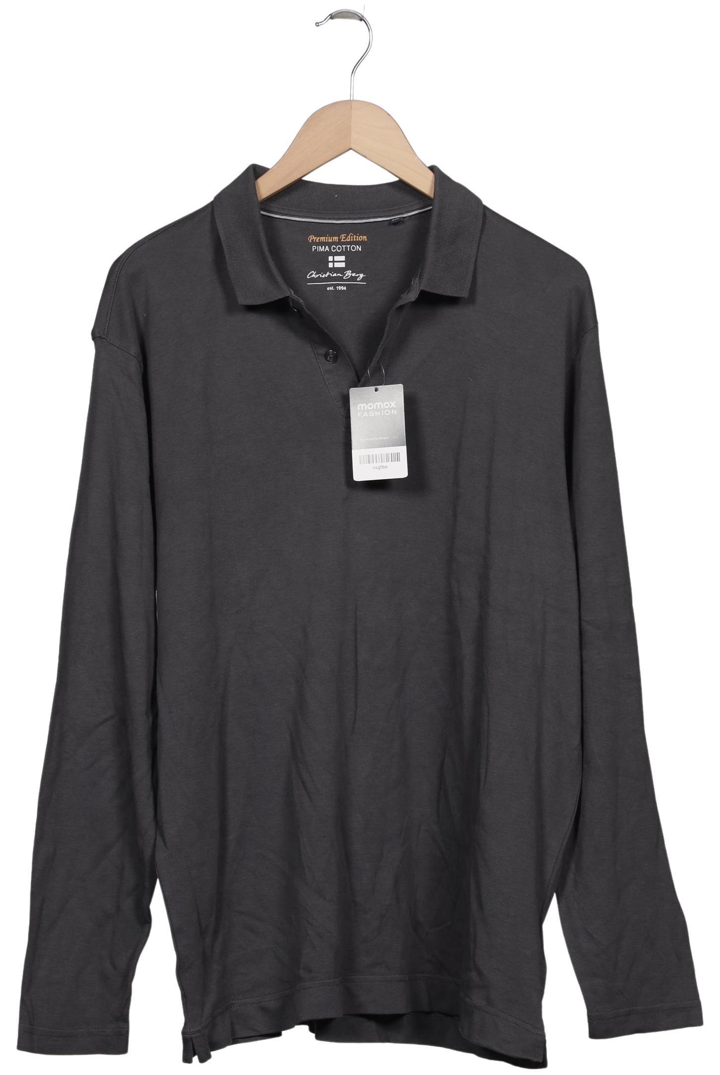 

Christian Berg Herren Poloshirt, grau, Gr. 56