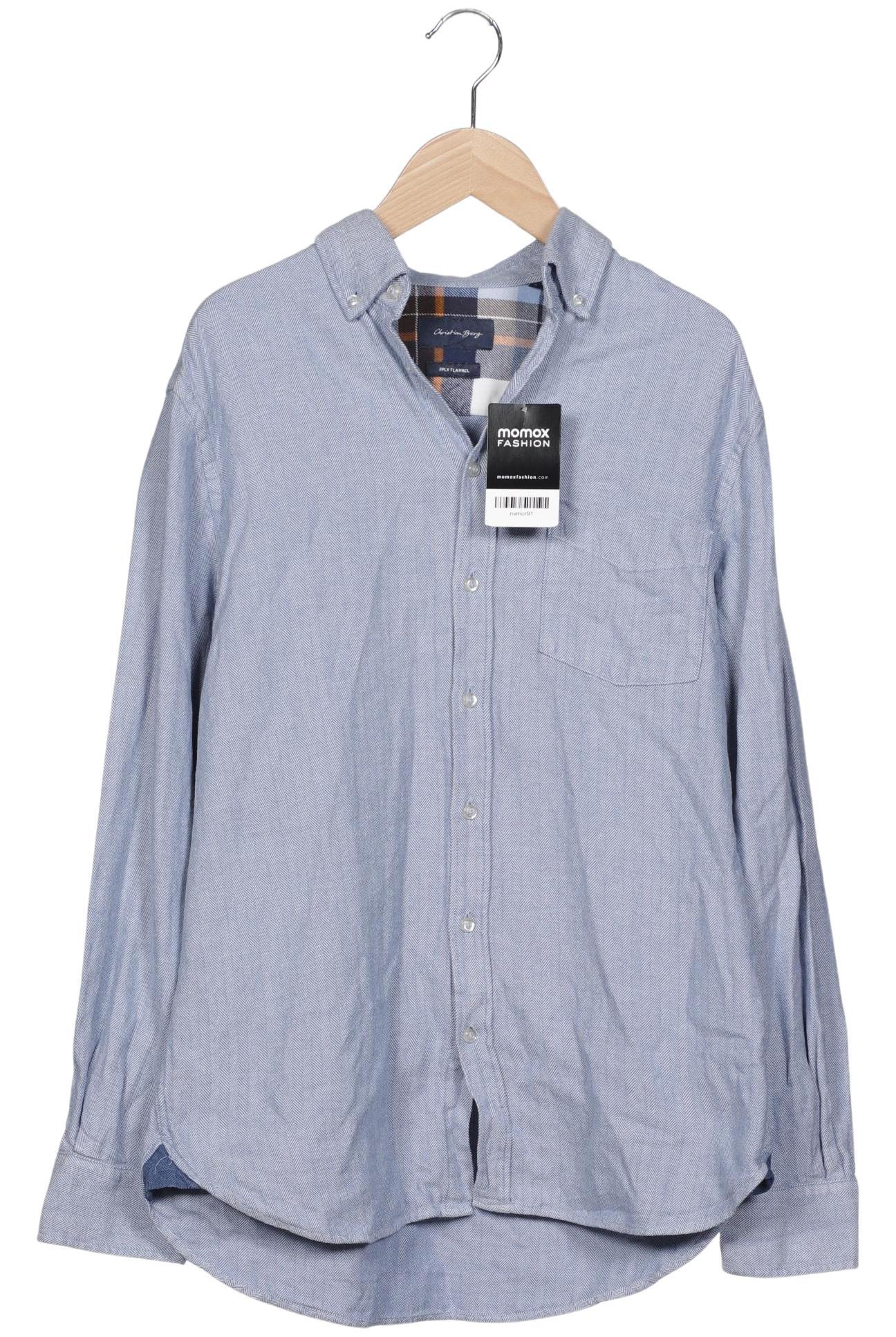 

Christian Berg Herren Hemd, blau, Gr. 46
