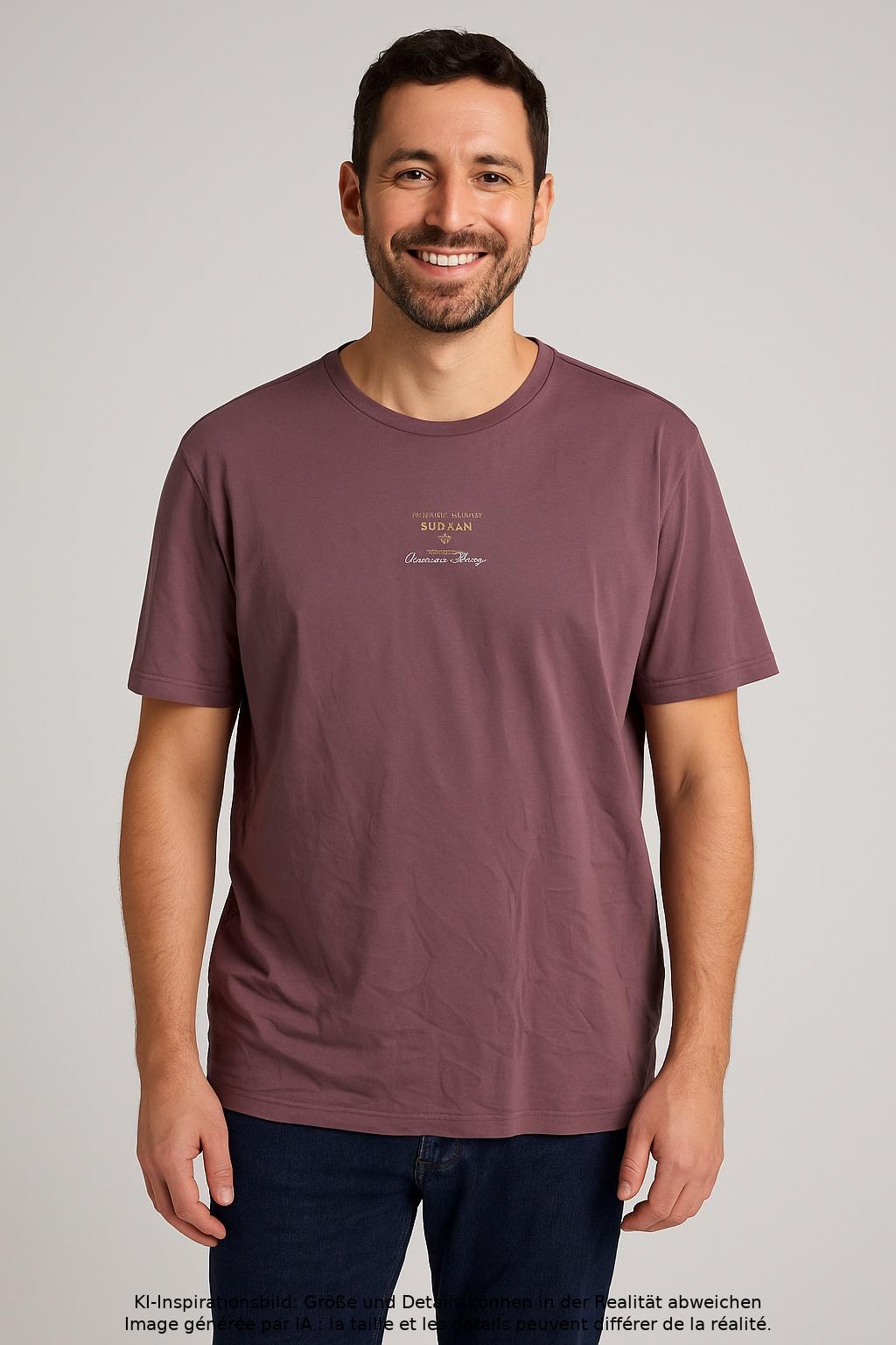 

Christian Berg Herren T-Shirt, flieder, Gr. 56