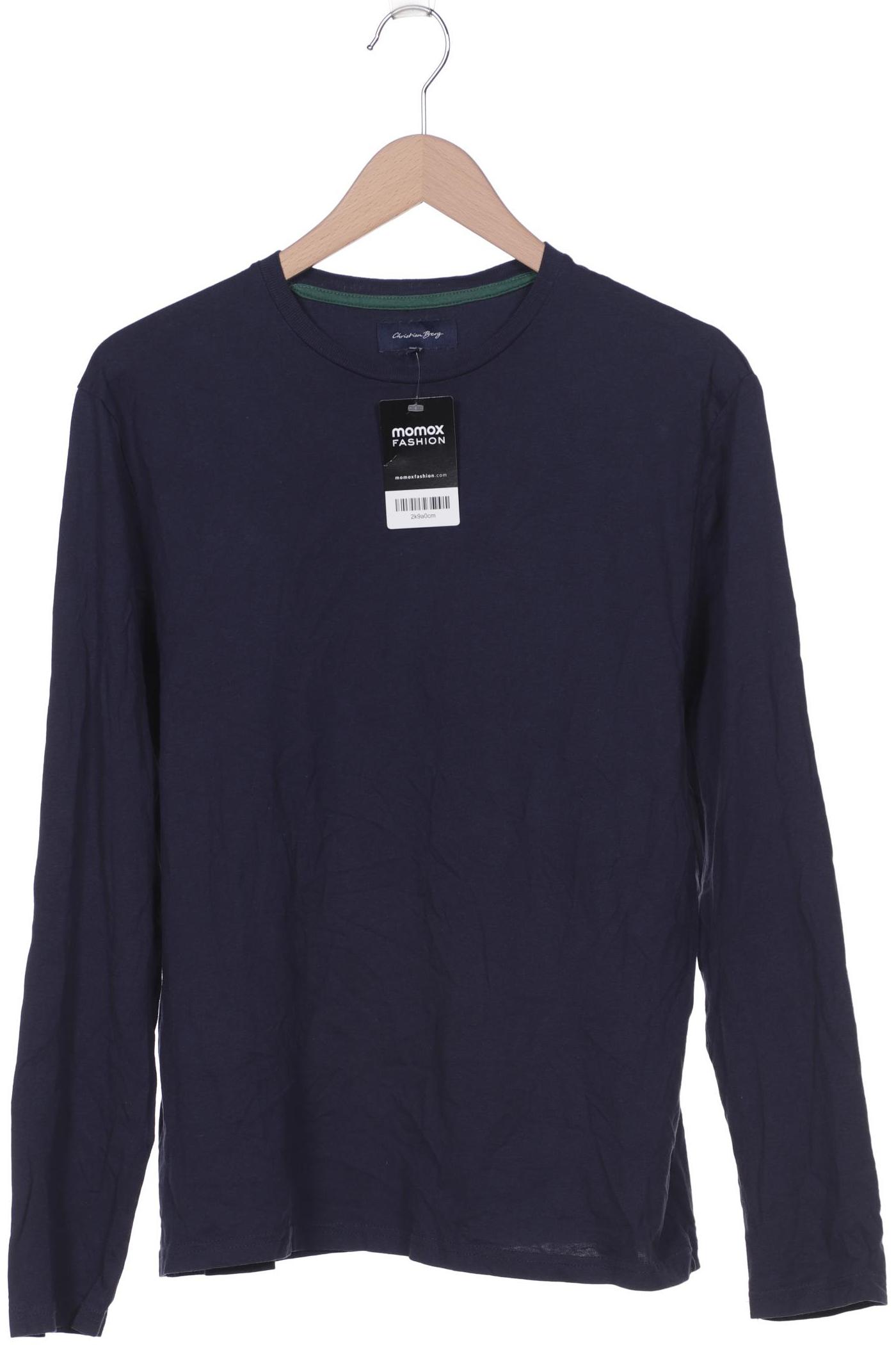 

Christian Berg Herren Langarmshirt, marineblau, Gr. 48