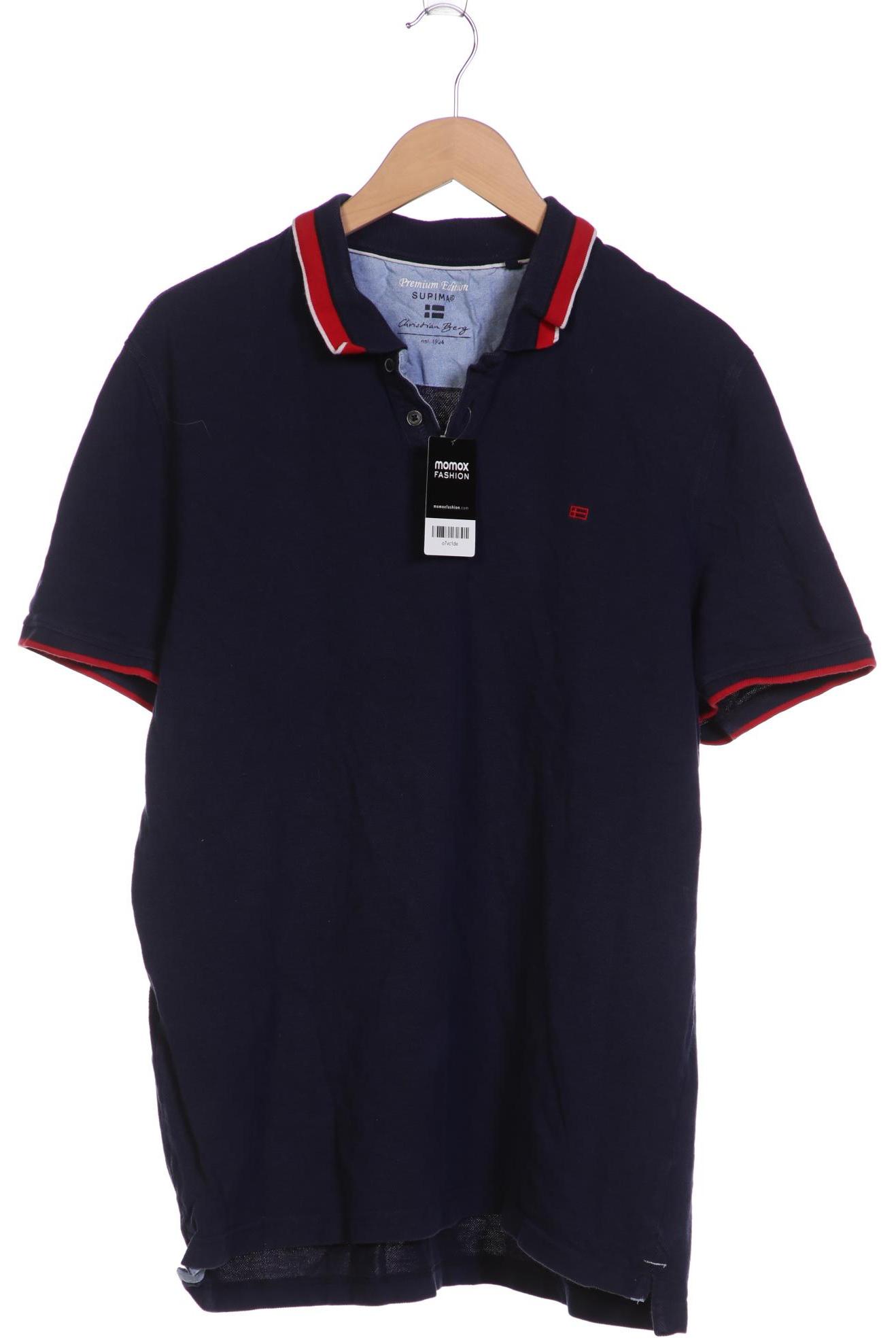 

Christian Berg Herren Poloshirt, marineblau