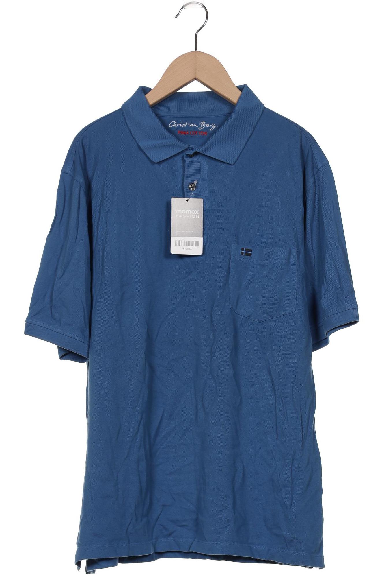 

Christian Berg Herren Poloshirt, blau, Gr. 48