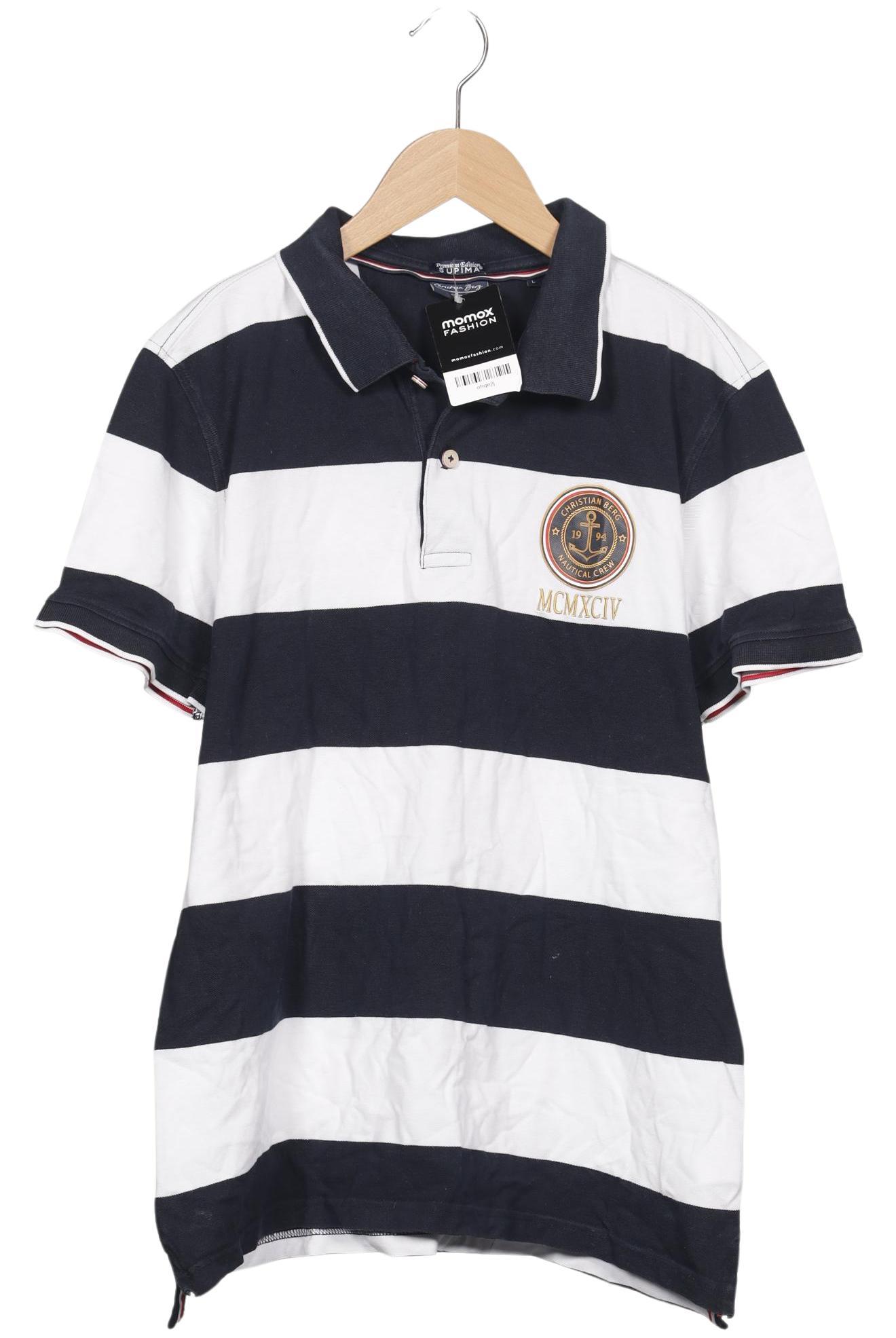 Thumbnail - Christian Berg Herren Poloshirt, mehrfarbig, Gr. 52