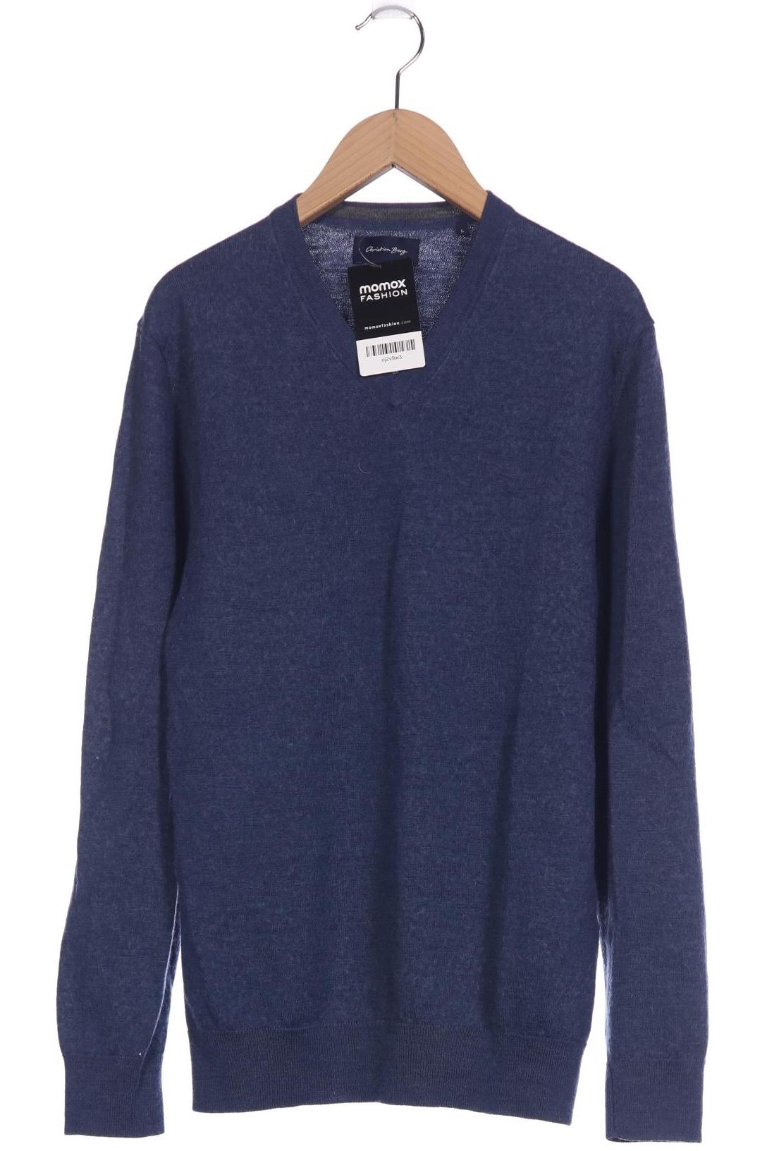 

Christian Berg Herren Pullover, blau, Gr. 52